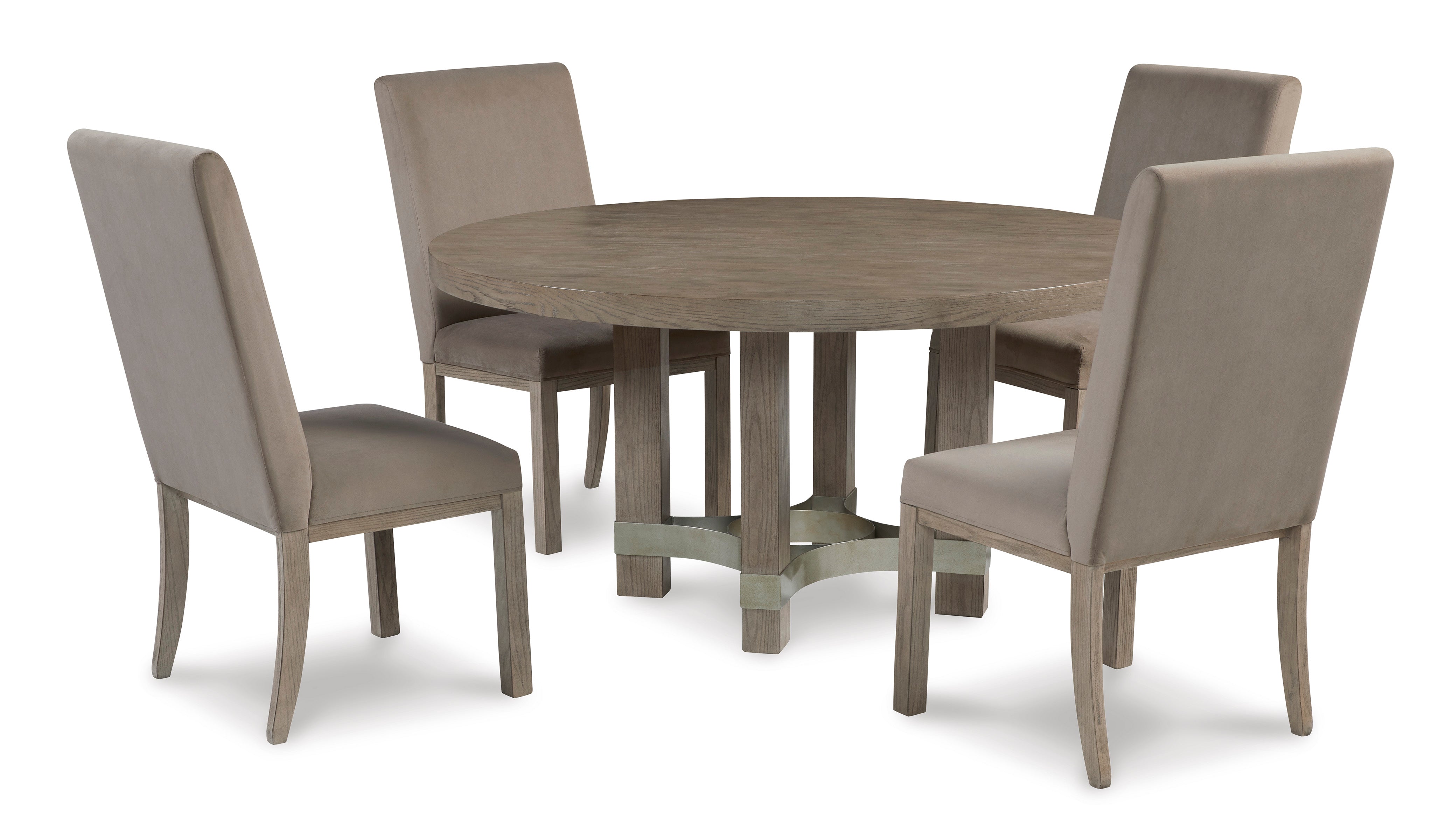 Hilara - Round Dining Table - Dark Brown