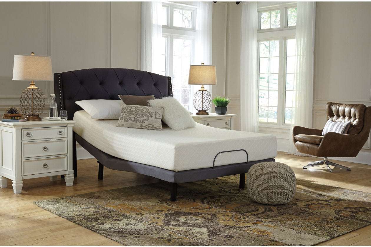 10 Inch Chime Memory Foam White King Mattress in a Box - M69941 - Bien Home Furniture & Electronics