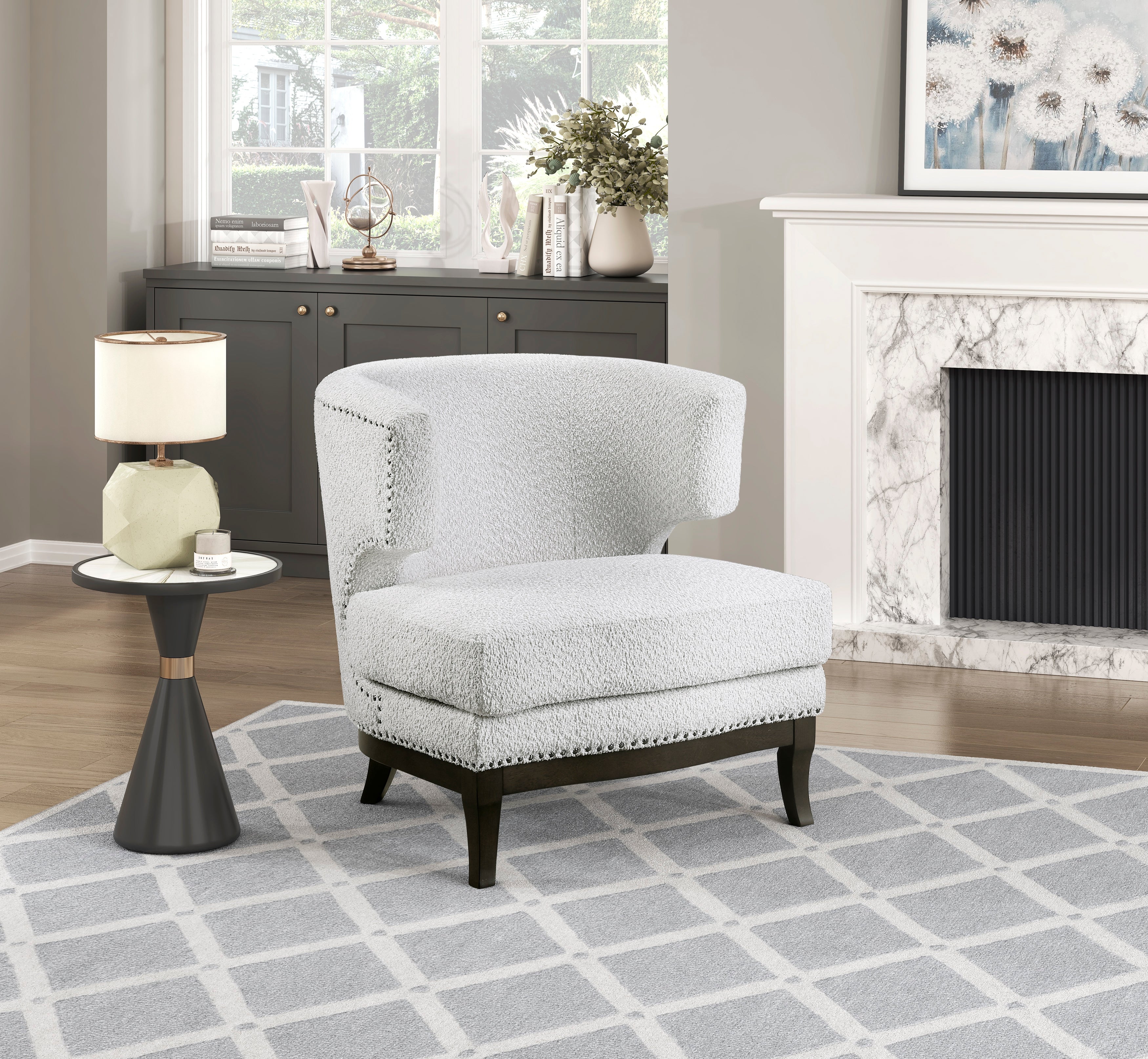 1016GY-1 Accent Chair - 1016GY-1
