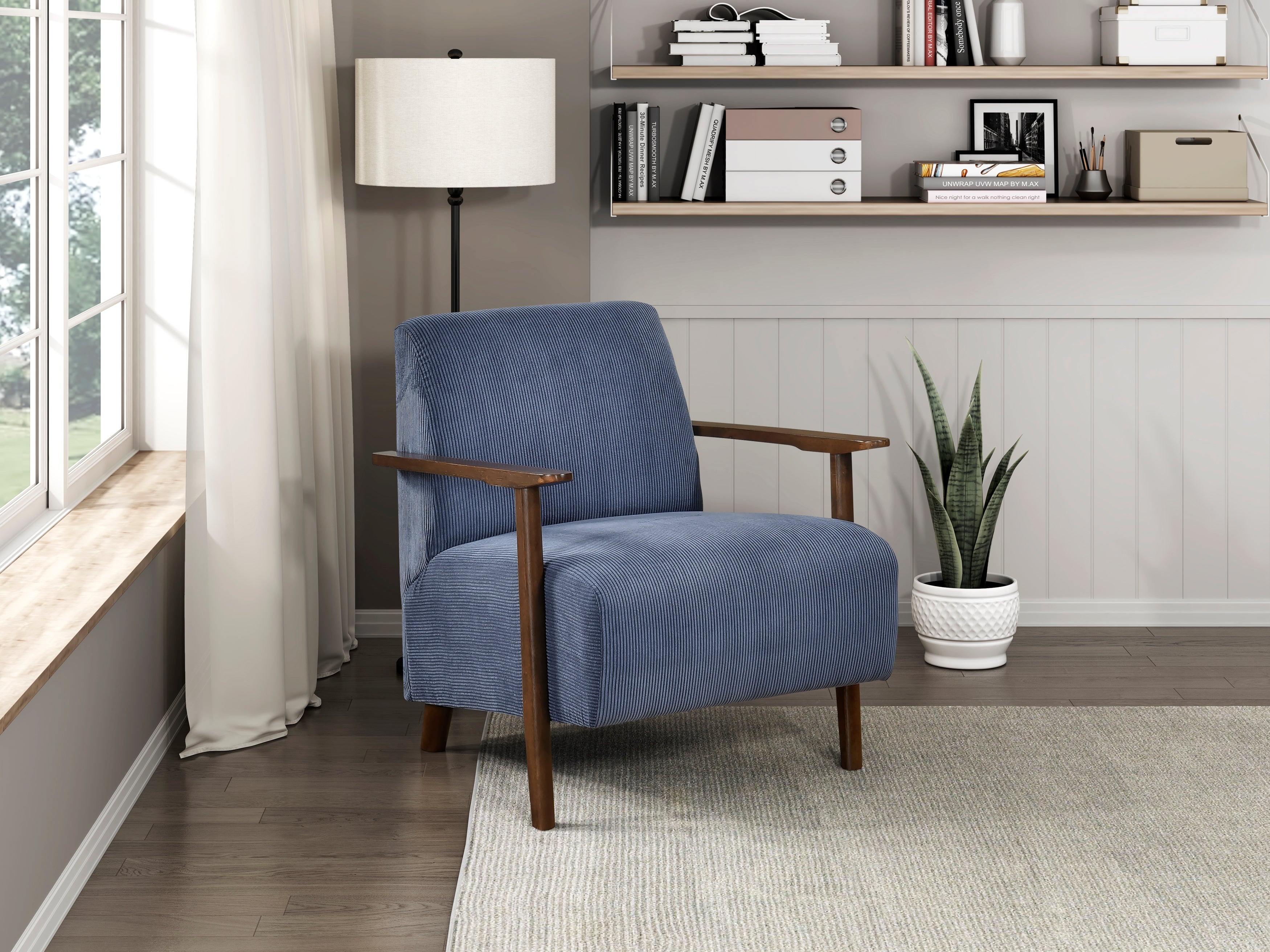1059BUE-1 Accent Chair - 1059BUE-1