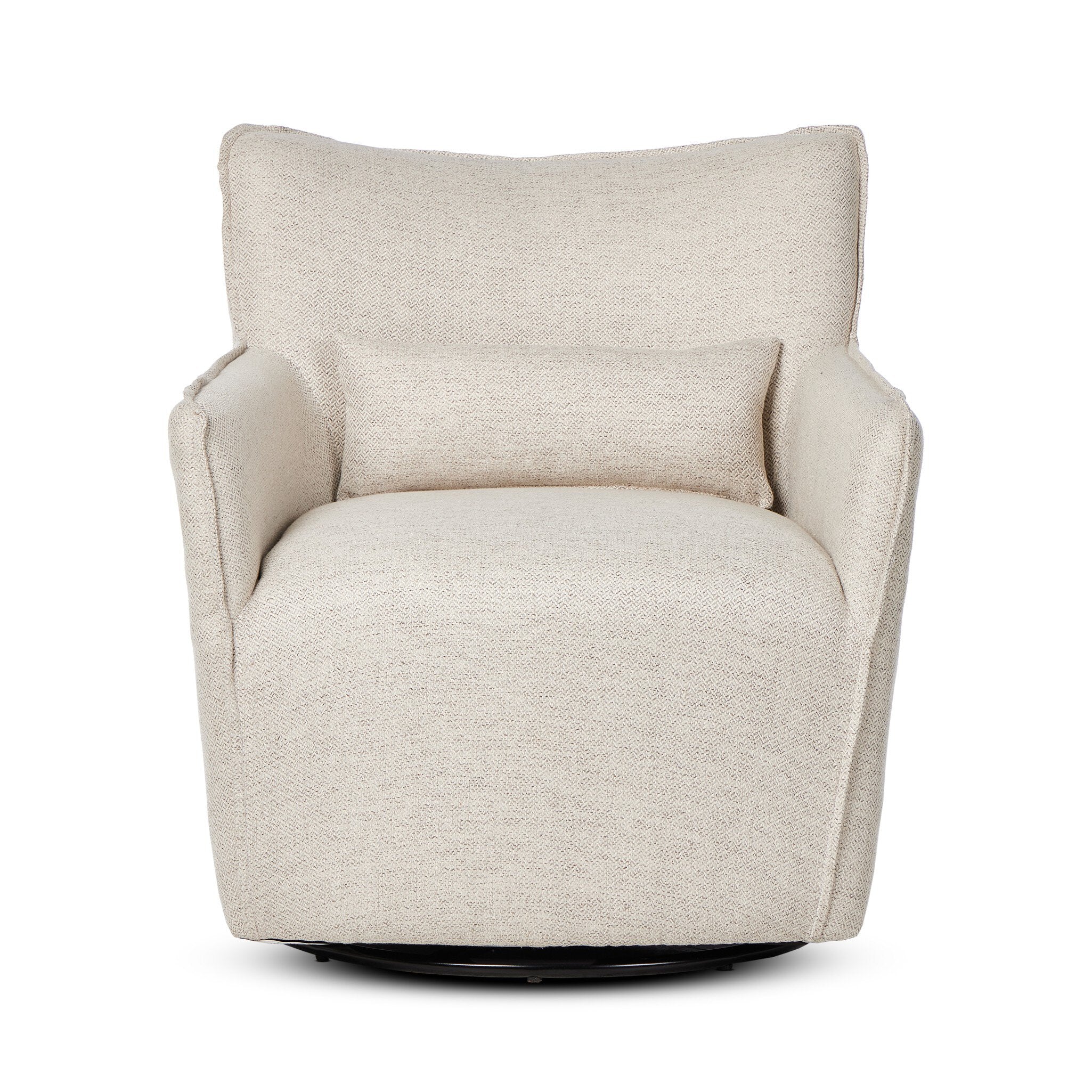 Kimble Swivel Chair in Noble Platinum