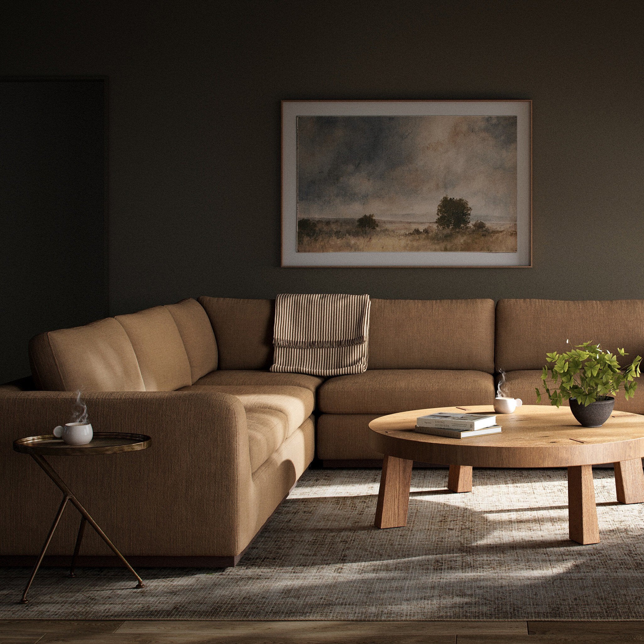Colt 3-Piece Sectional in Savoy Ochre