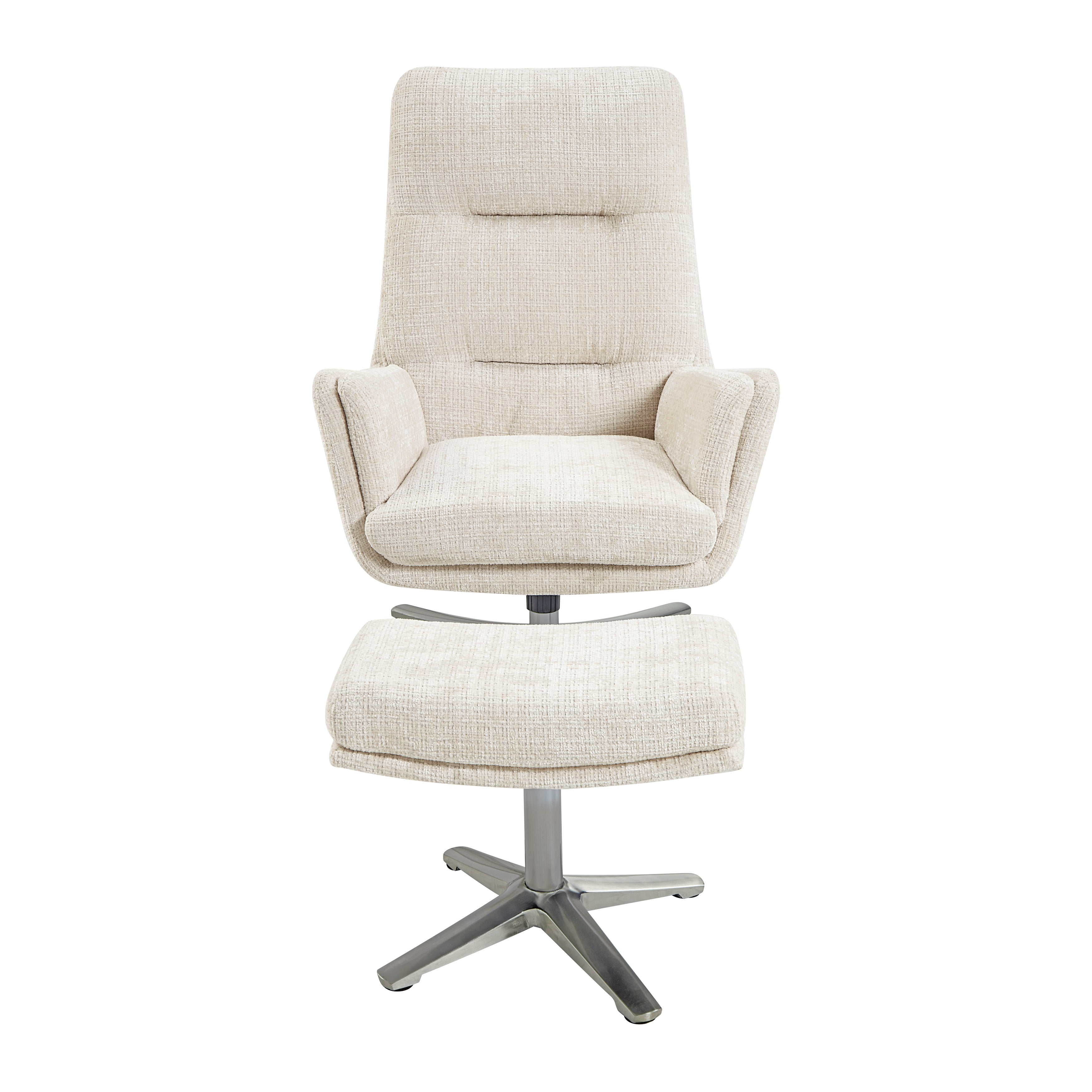 1159BE Swivel Chair with Ottoman - 1159BE