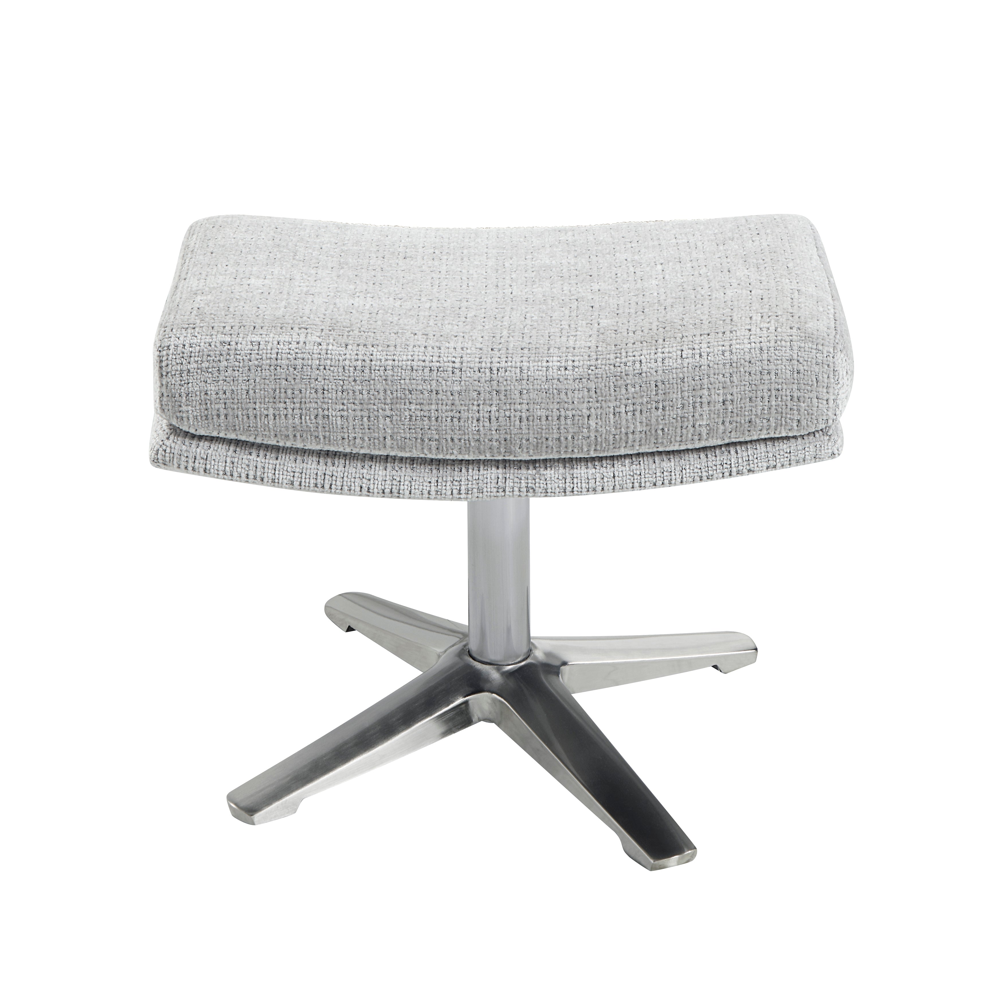 1159GY Swivel Chair with Ottoman - 1159GY