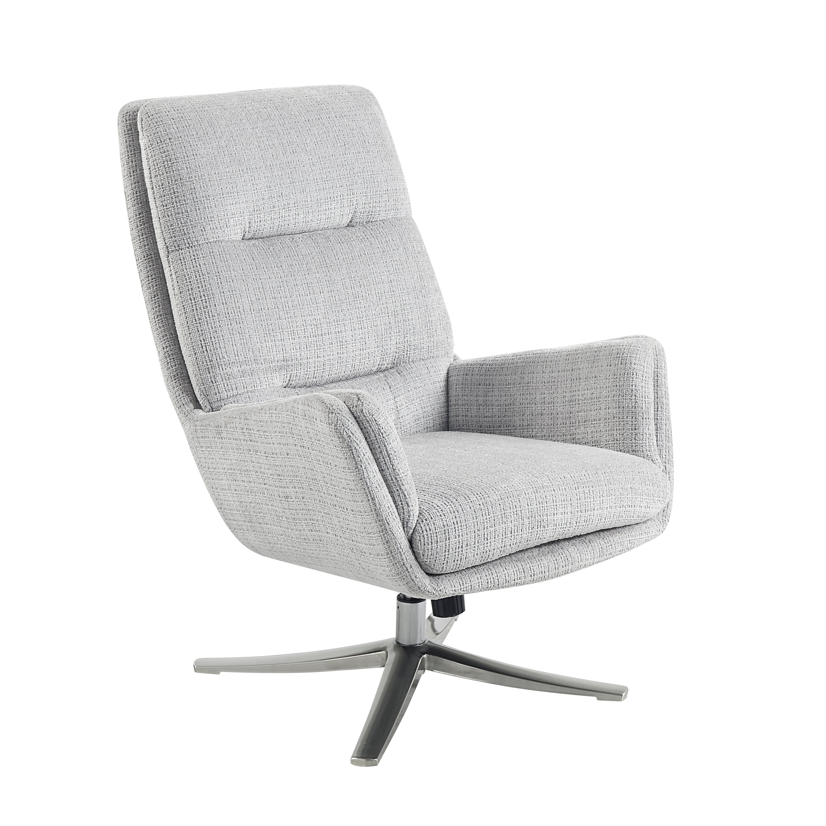 1159GY Swivel Chair with Ottoman - 1159GY
