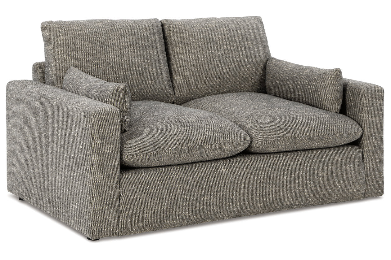 Dramatic Granite Sofa, Loveseat, Oversized Chair and Ottoman - Ashley - Luna Furniture