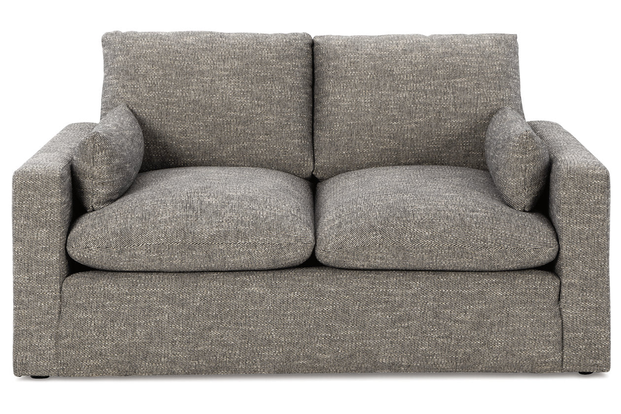 Dramatic Granite Sofa, Loveseat, Oversized Chair and Ottoman - Ashley - Luna Furniture
