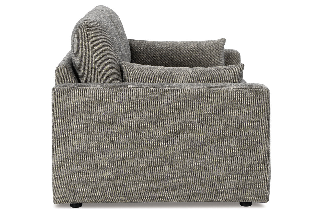 Dramatic Granite Sofa, Loveseat, Oversized Chair and Ottoman - Ashley - Luna Furniture