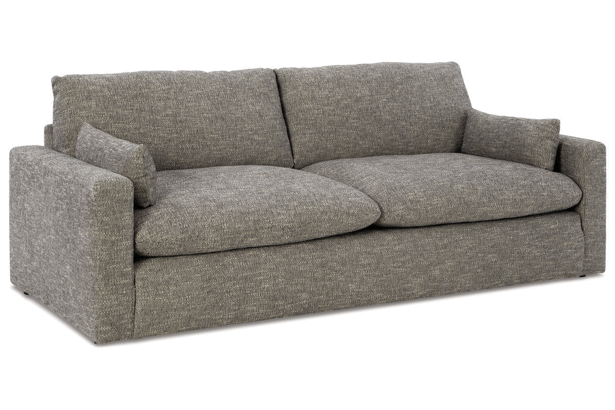 Dramatic Granite Sofa, Loveseat, Oversized Chair and Ottoman - Ashley - Luna Furniture