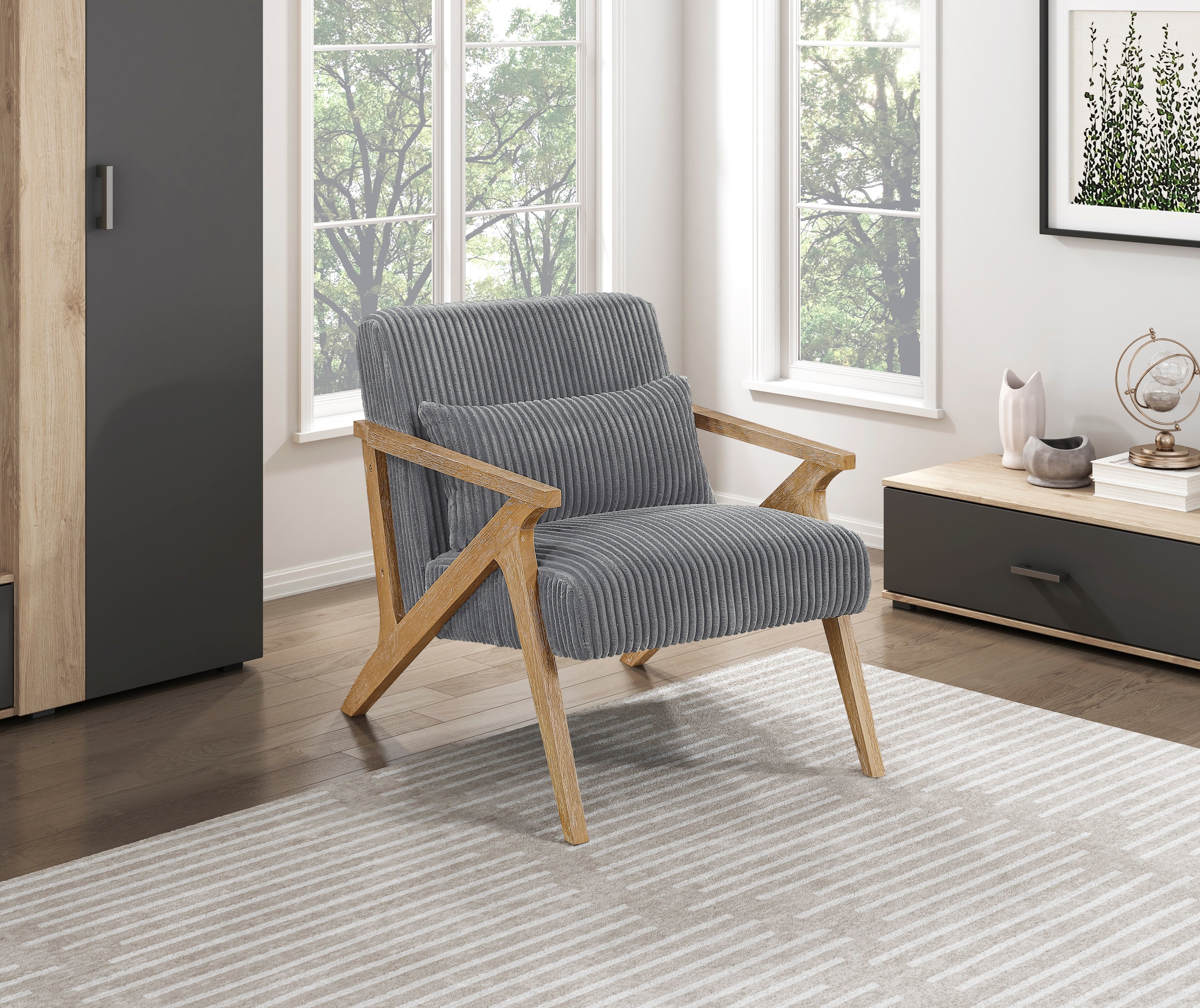 1172GY-1 Accent Chair - 1172GY-1