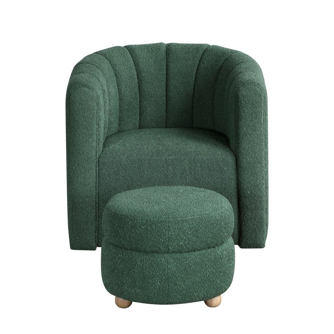 1260GN Swivel Chair with Ottoman - 1260GN