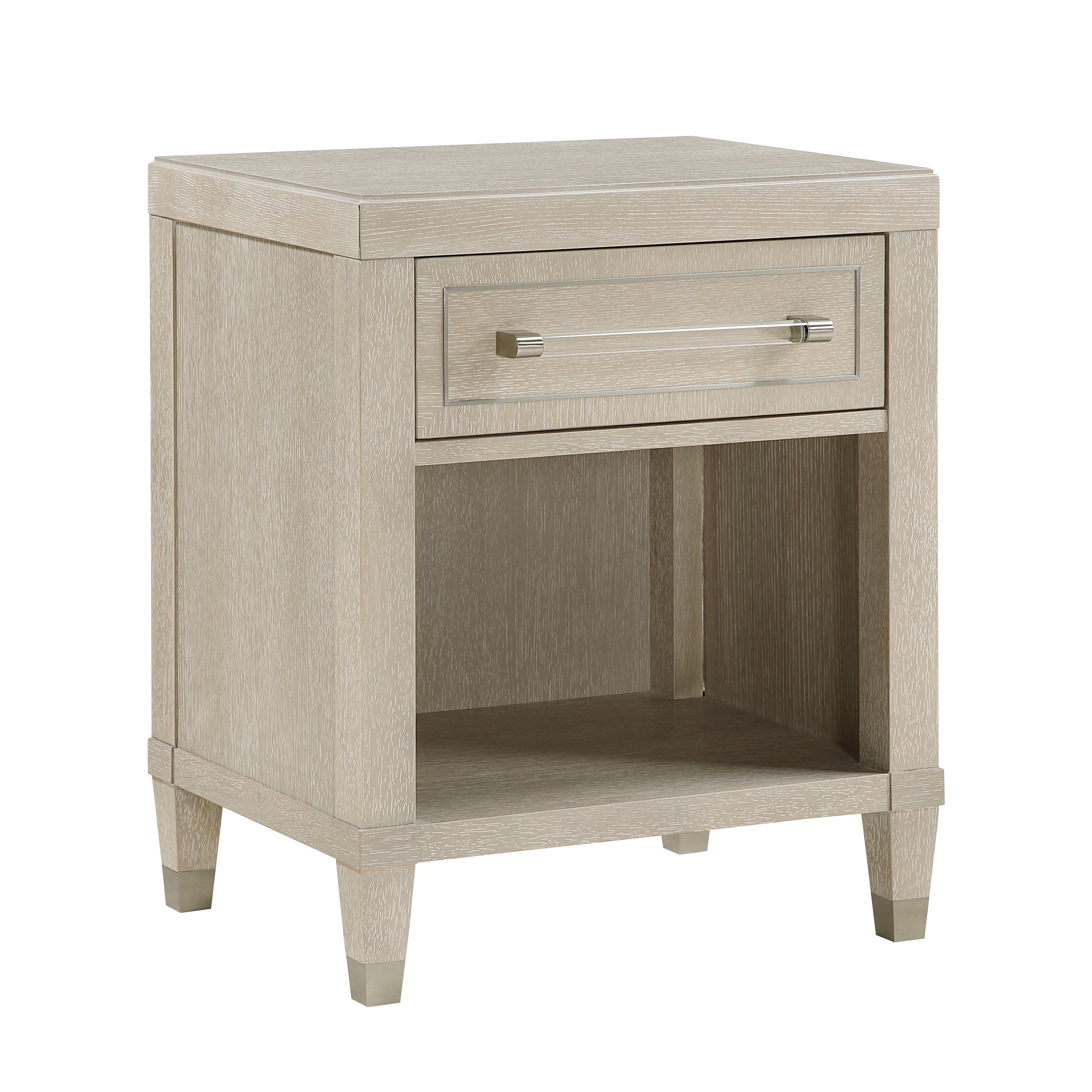 Genoa Light Oak Upholstered Storage Platform Bedroom Set from Homelegance - Luna Furniture