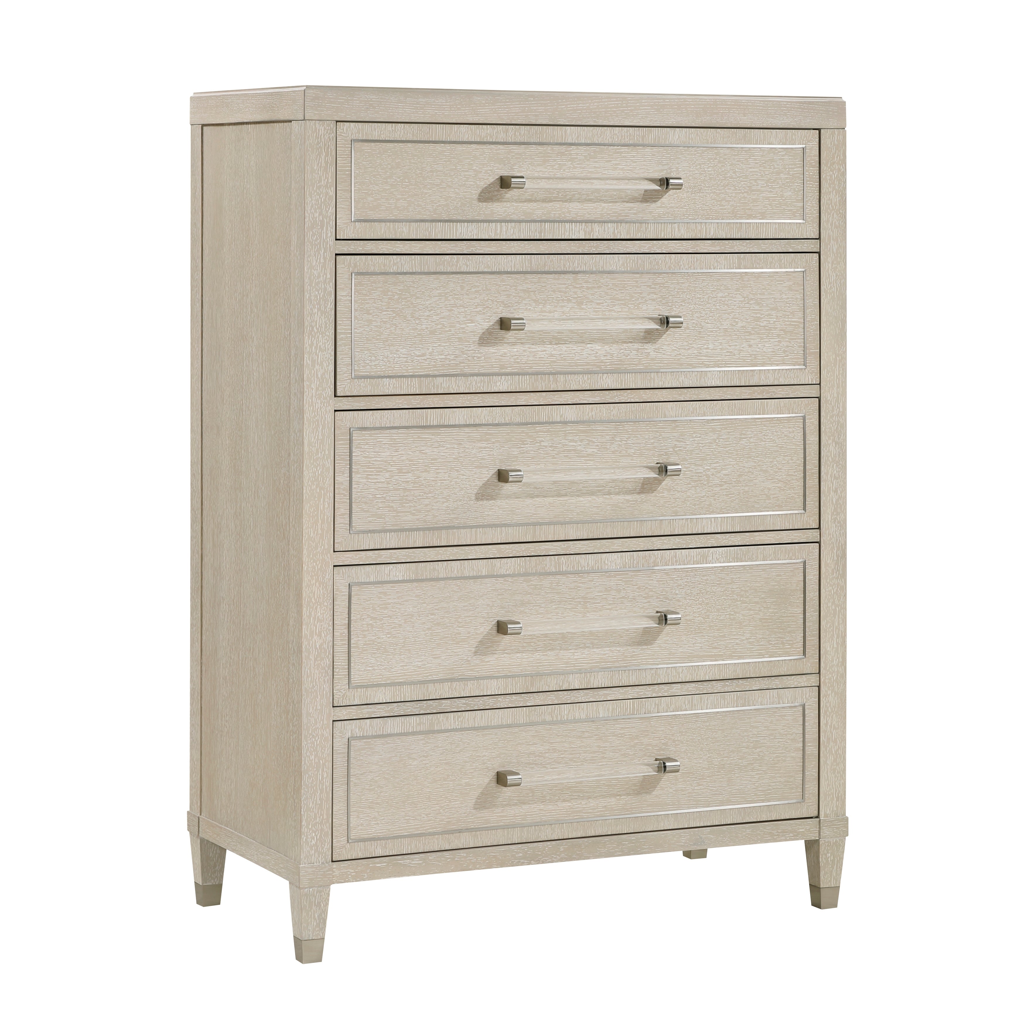 Genoa Light Oak Upholstered Storage Platform Bedroom Set from Homelegance - Luna Furniture
