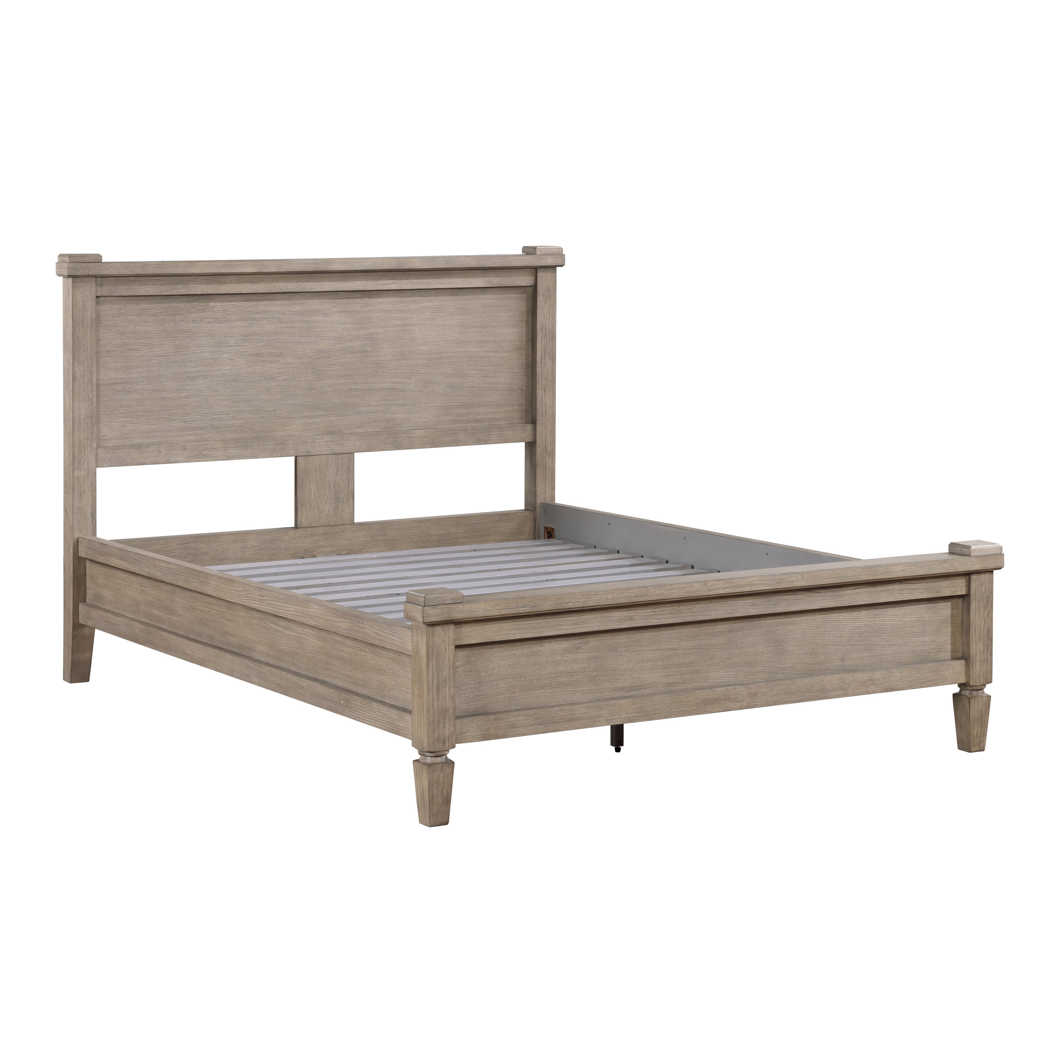 Marceline Gray Oak Canopy Platform Bedroom Set from Homelegance - Luna Furniture