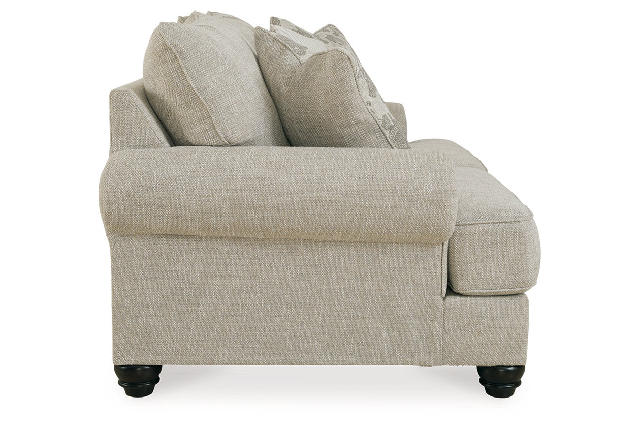 Asanti Fog Sofa, Loveseat and Ottoman - Ashley - Luna Furniture
