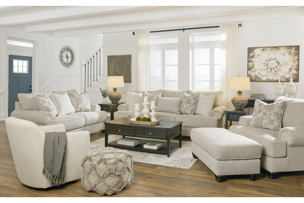 Asanti Fog Sofa, Loveseat and Ottoman - Ashley - Luna Furniture