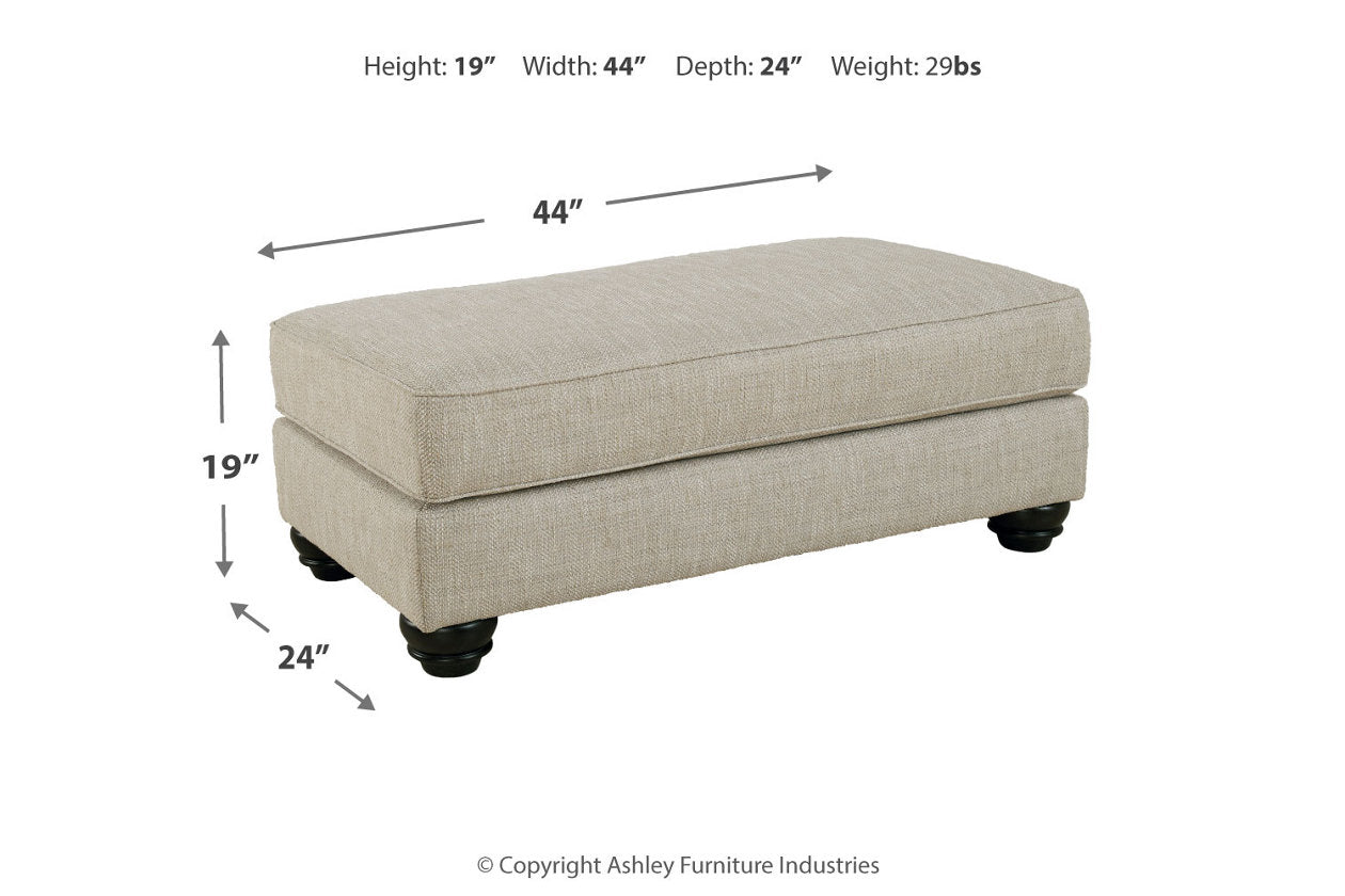 Asanti Fog Sofa, Loveseat and Ottoman - Ashley - Luna Furniture