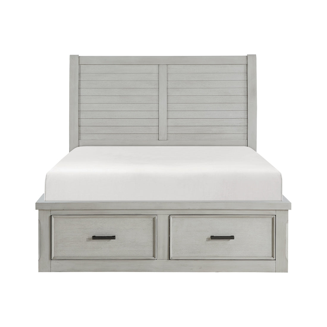 Willowbrook Light Gray Queen Storage Platform Bed from Homelegance - Luna Furniture