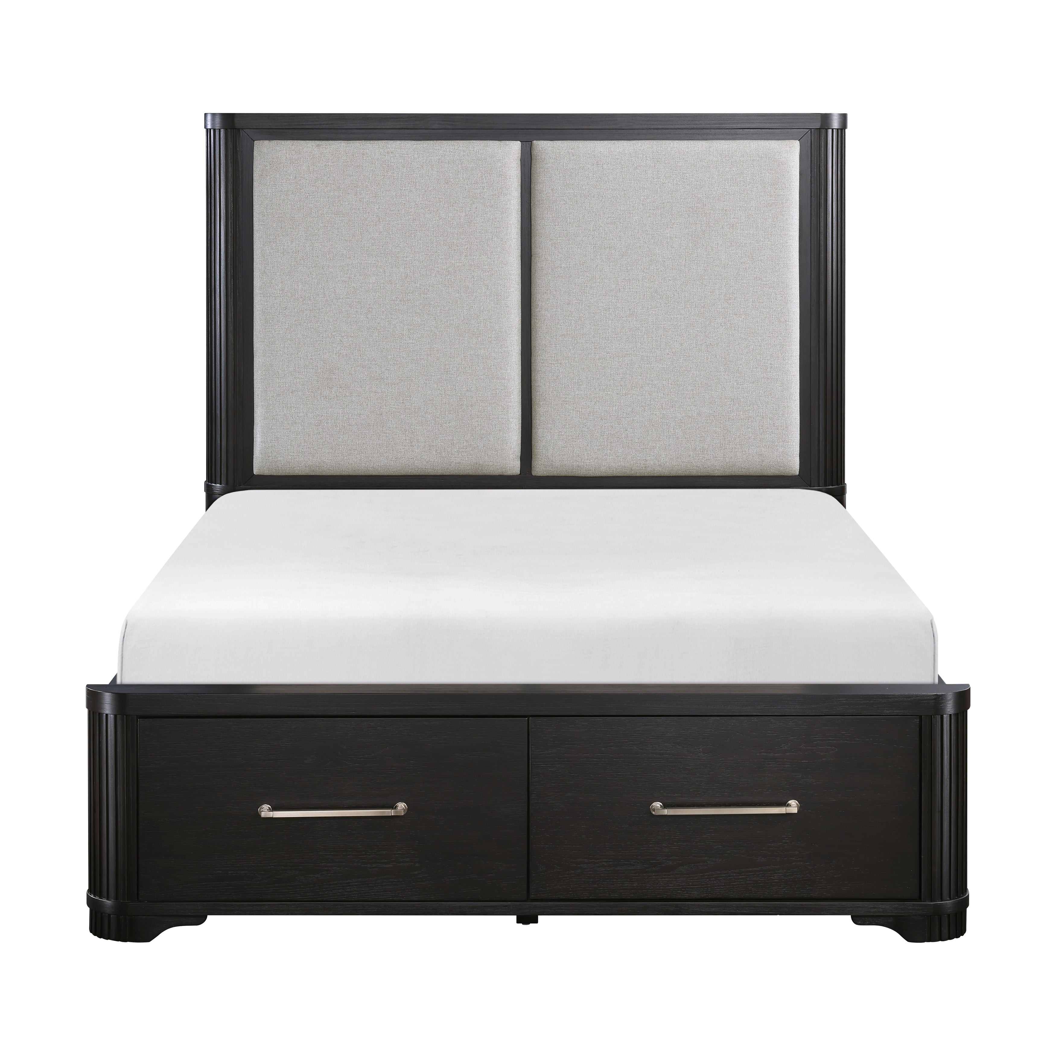 1381K-1EK* (3) Eastern King Platform Bed with Footboard Storage - 1381K-1EK*
