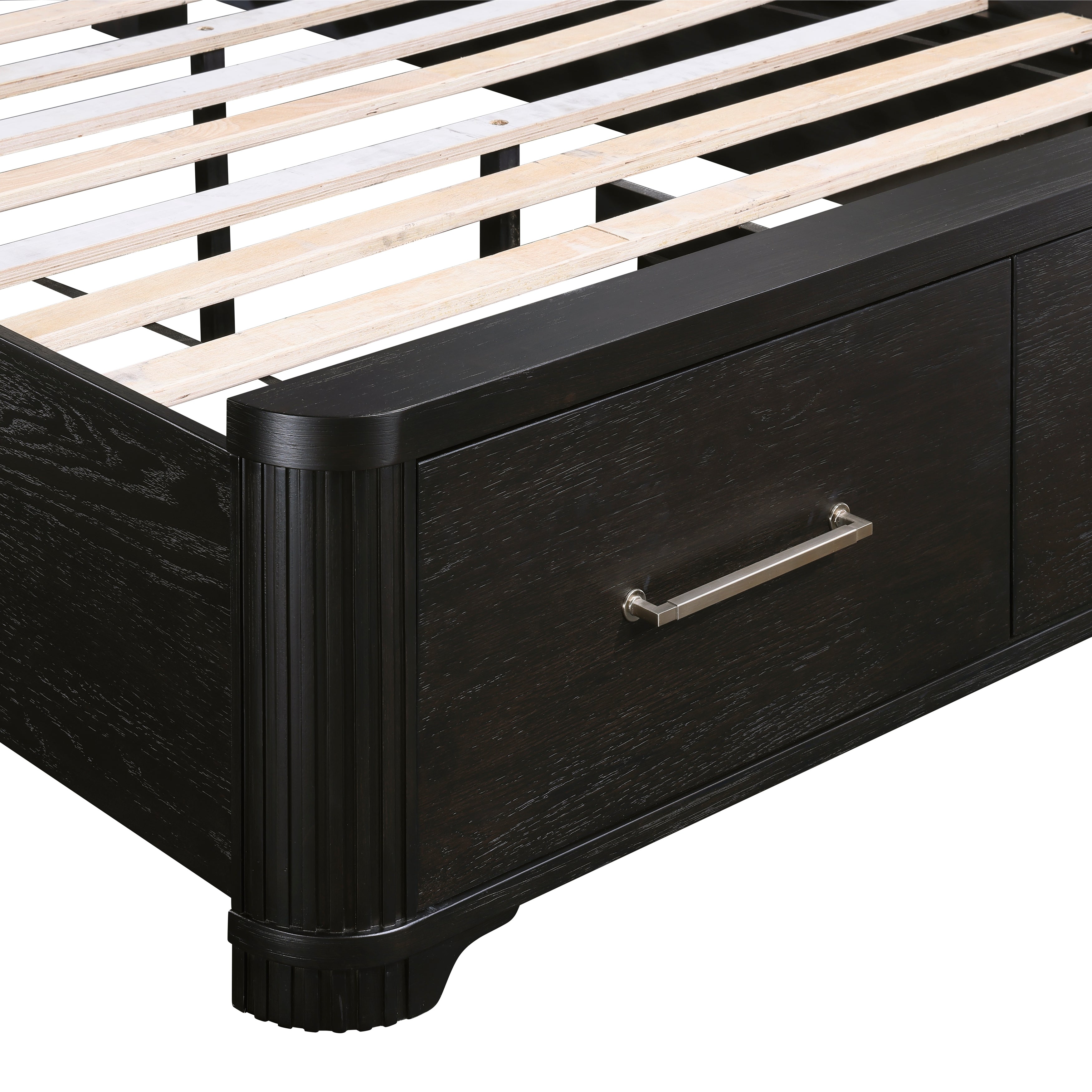 1381K-1EK* (3) Eastern King Platform Bed with Footboard Storage - 1381K-1EK*