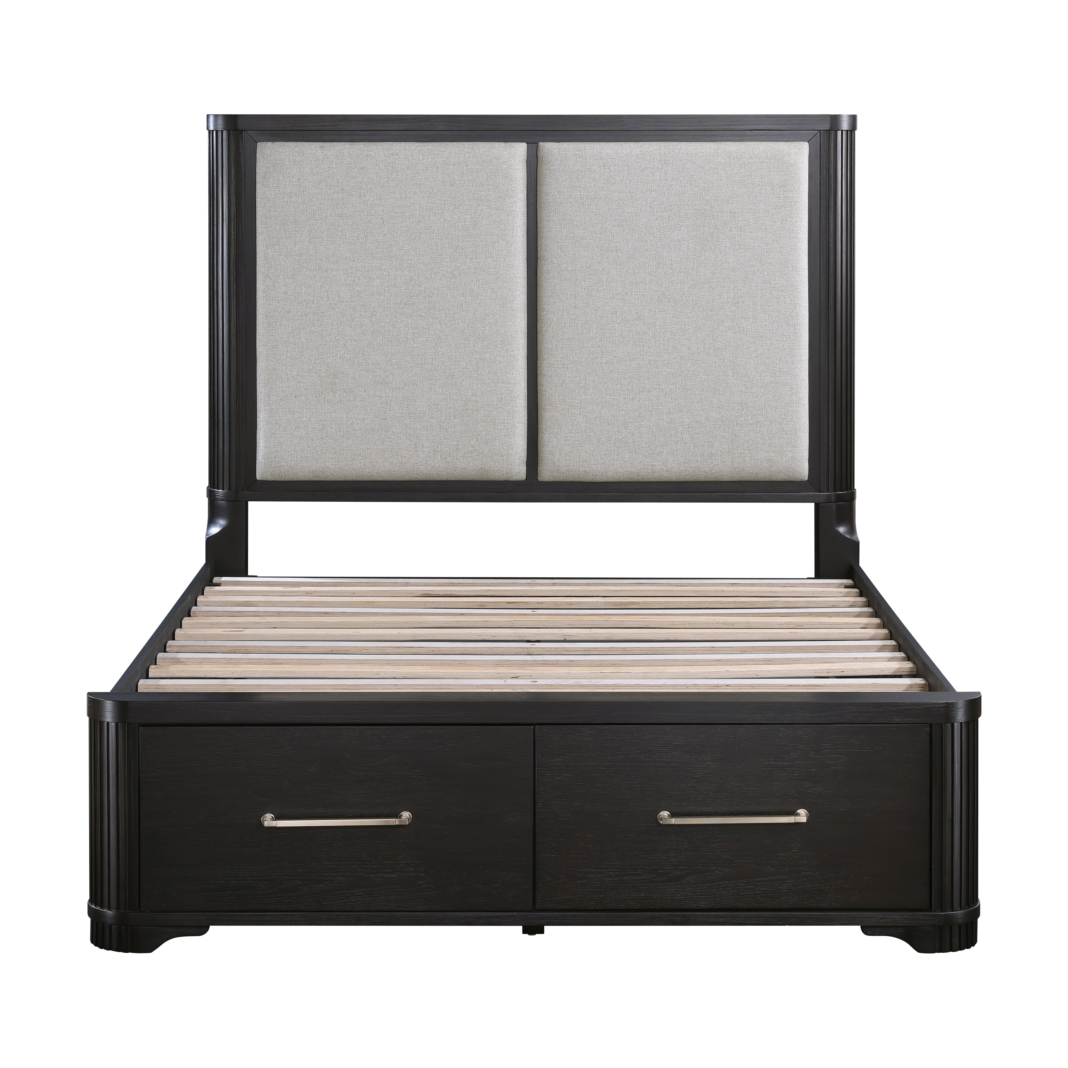 1381K-1EK* (3) Eastern King Platform Bed with Footboard Storage - 1381K-1EK*