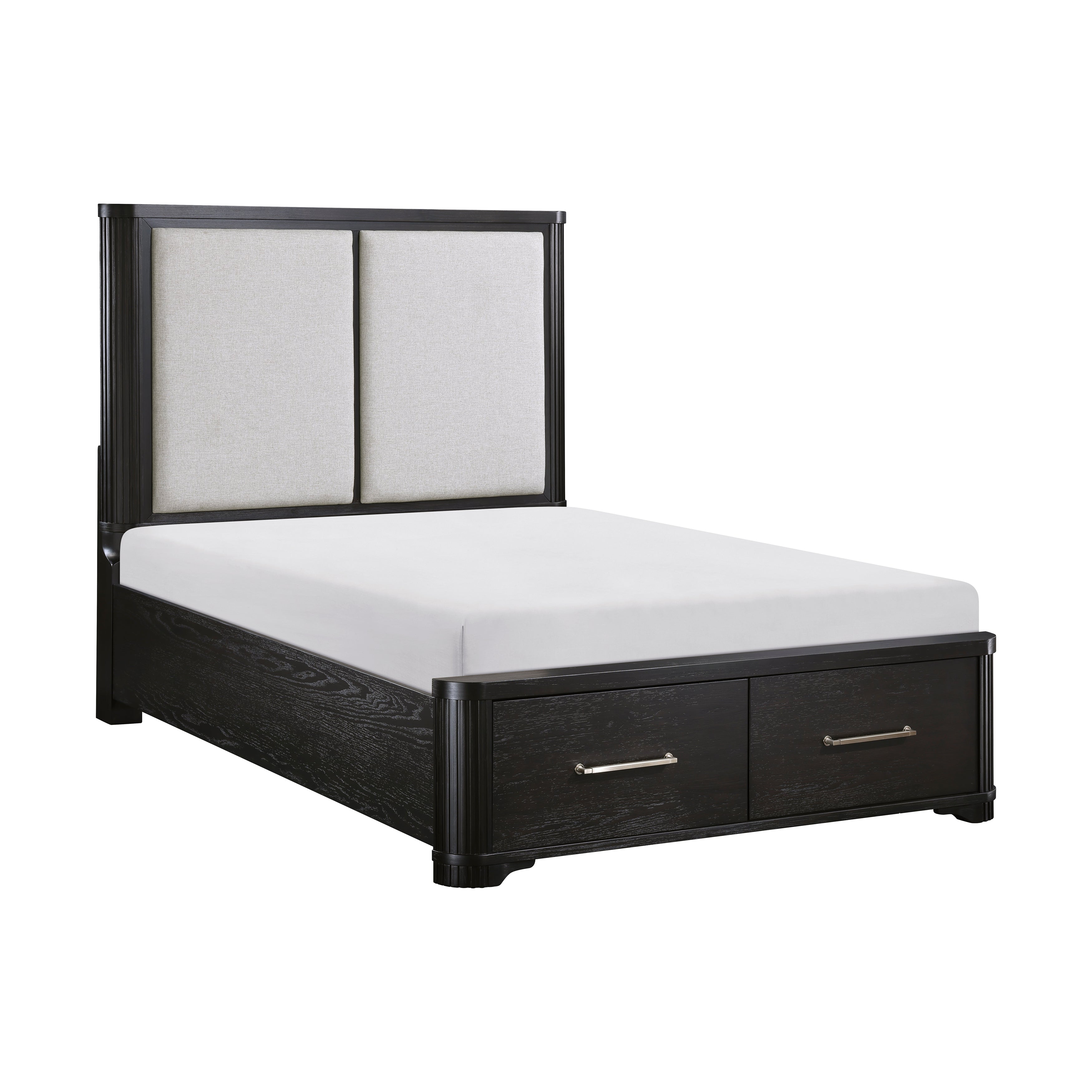1381K-1EK* (3) Eastern King Platform Bed with Footboard Storage - 1381K-1EK*