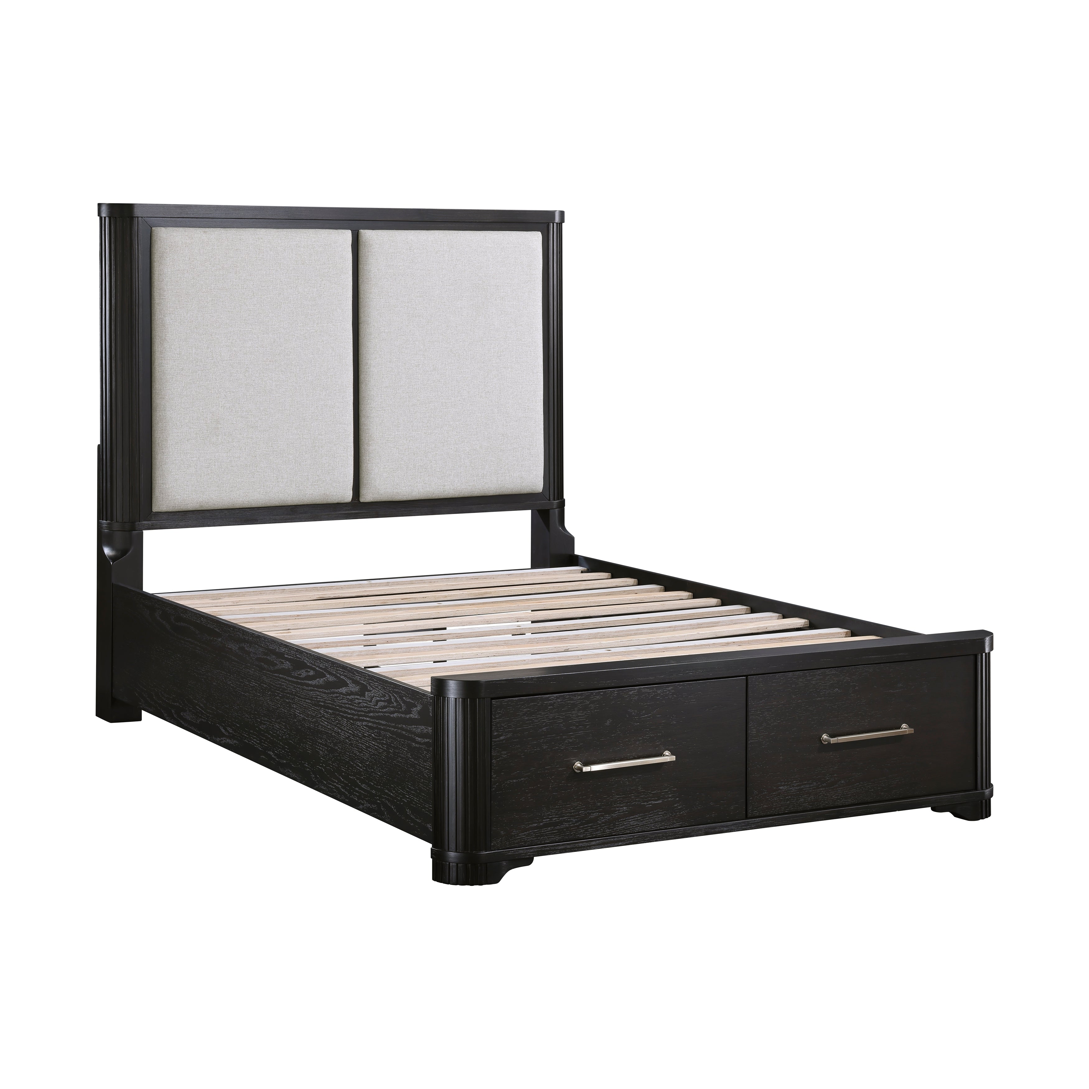1381K-1EK* (3) Eastern King Platform Bed with Footboard Storage - 1381K-1EK*