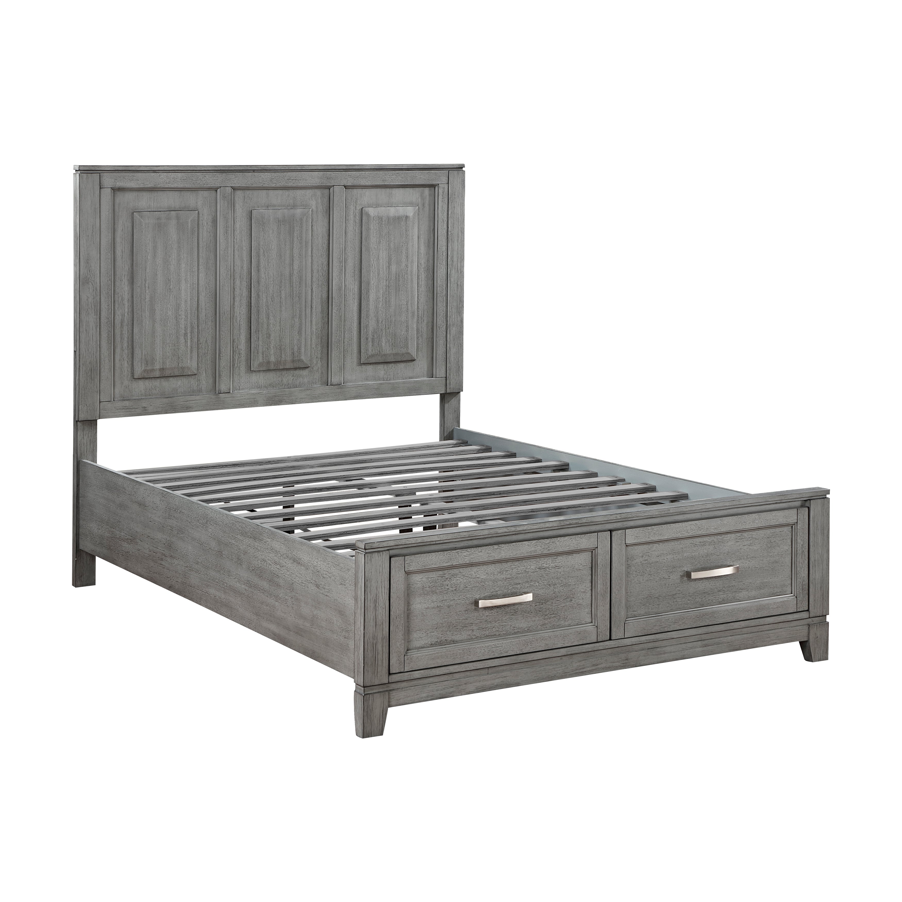 1450F-1* (3) Full Platform Bed with Footboard Storage - 1450F-1*