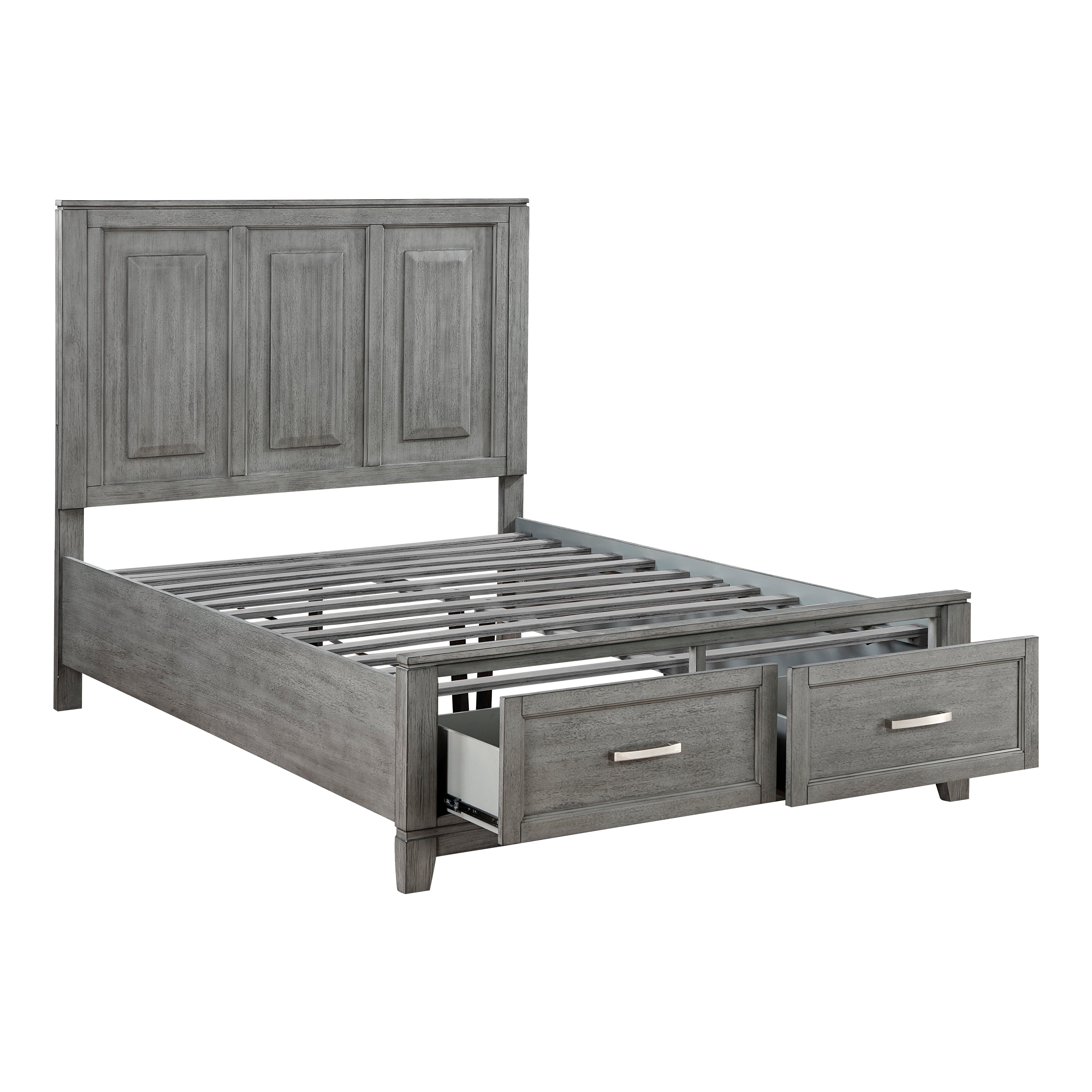 Garretson Gray Storage Platform Youth Bedroom Set from Homelegance - Luna Furniture