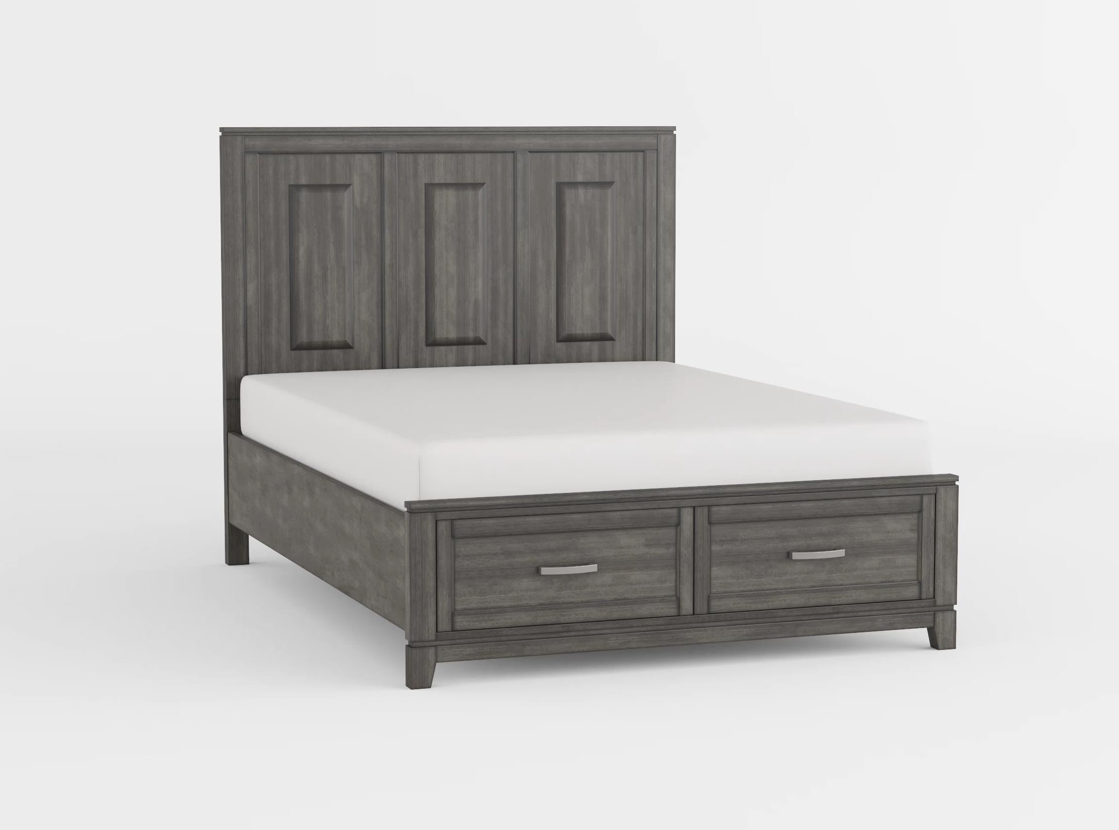 Garretson Gray Twin Storage Platform Bed from Homelegance - Luna Furniture