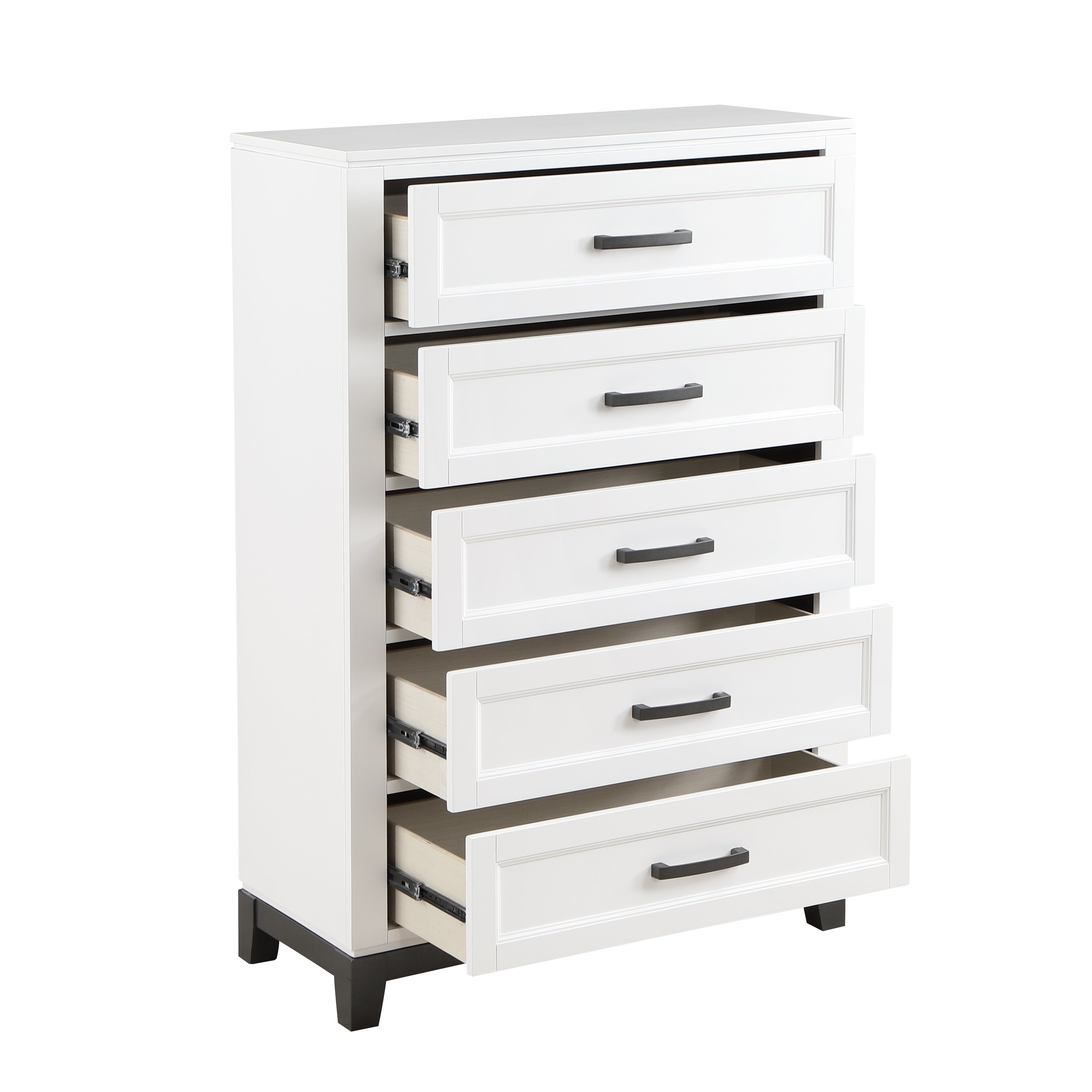 Garretson White Storage Platform Youth Bedroom Set from Homelegance - Luna Furniture