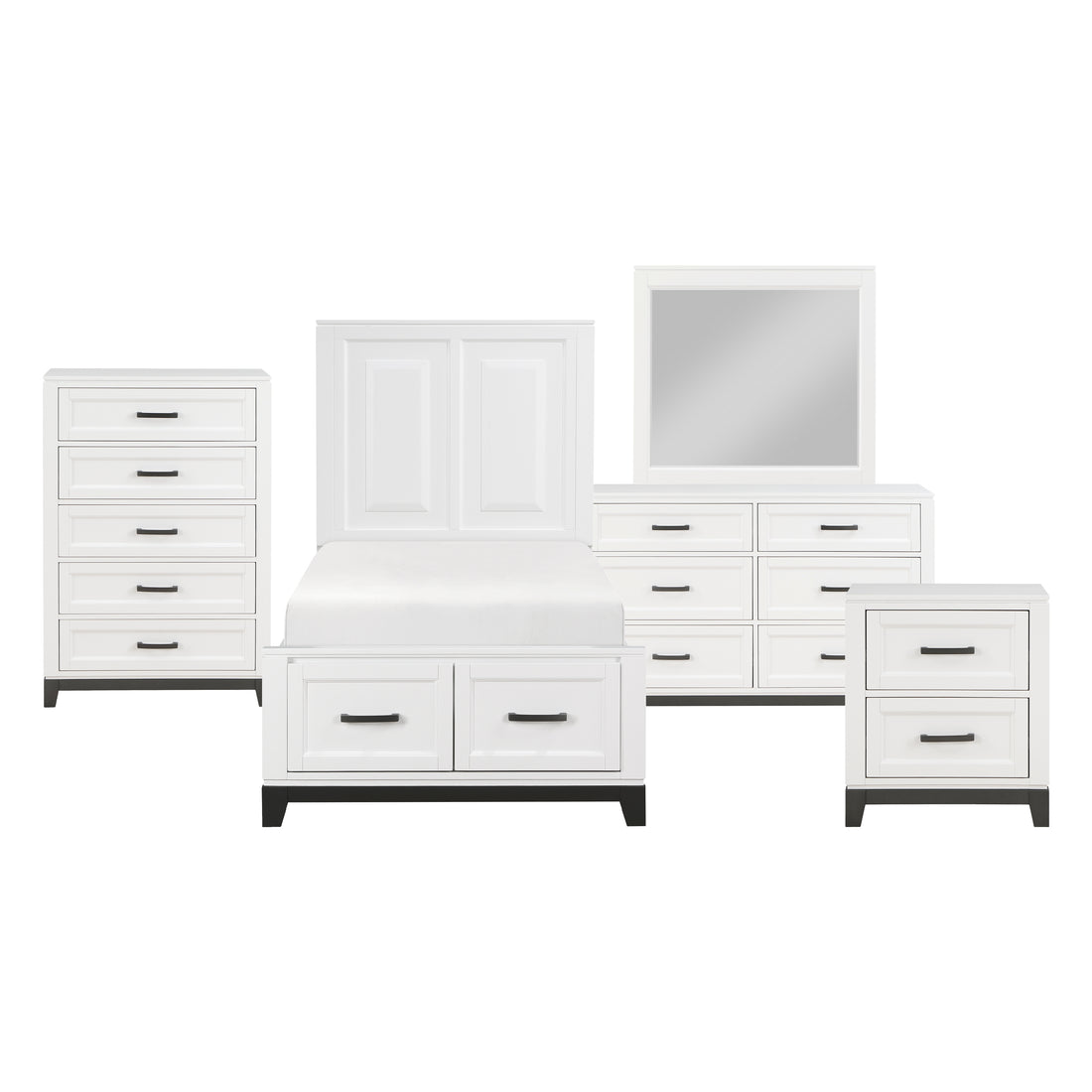 1450WHT-1*9 5pc Set (TB+NS+DR+MR+CH) - 1450WHT-1*9