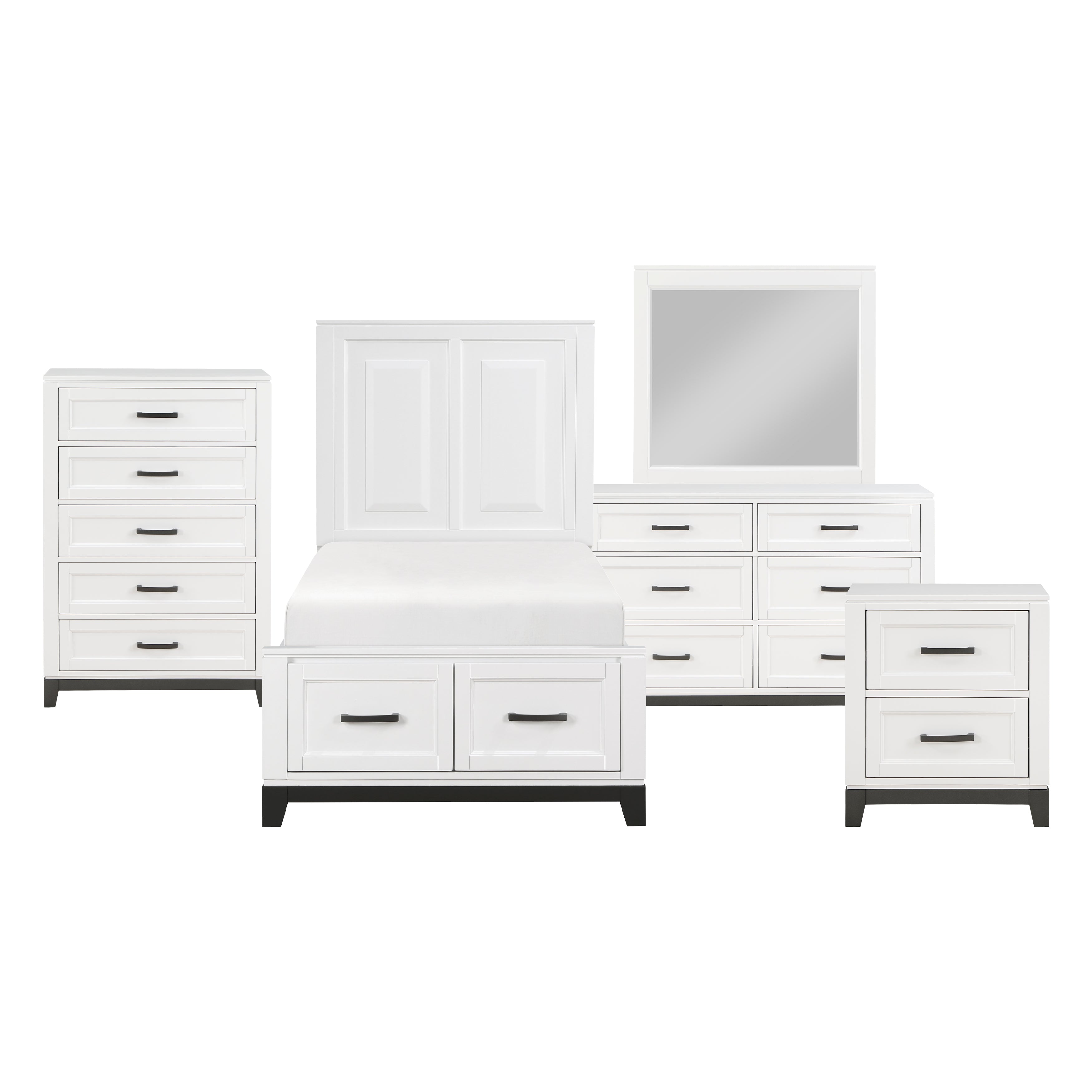 1450WHT-1*9 5pc Set (TB+NS+DR+MR+CH) - 1450WHT-1*9