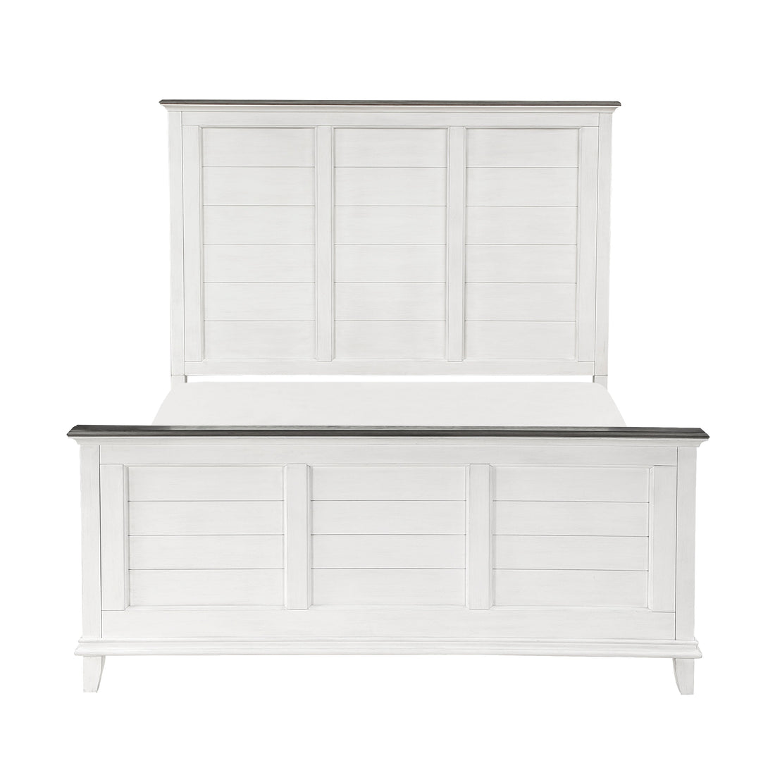 Chesterton Two-tone King Panel Bed from Homelegance - Luna Furniture