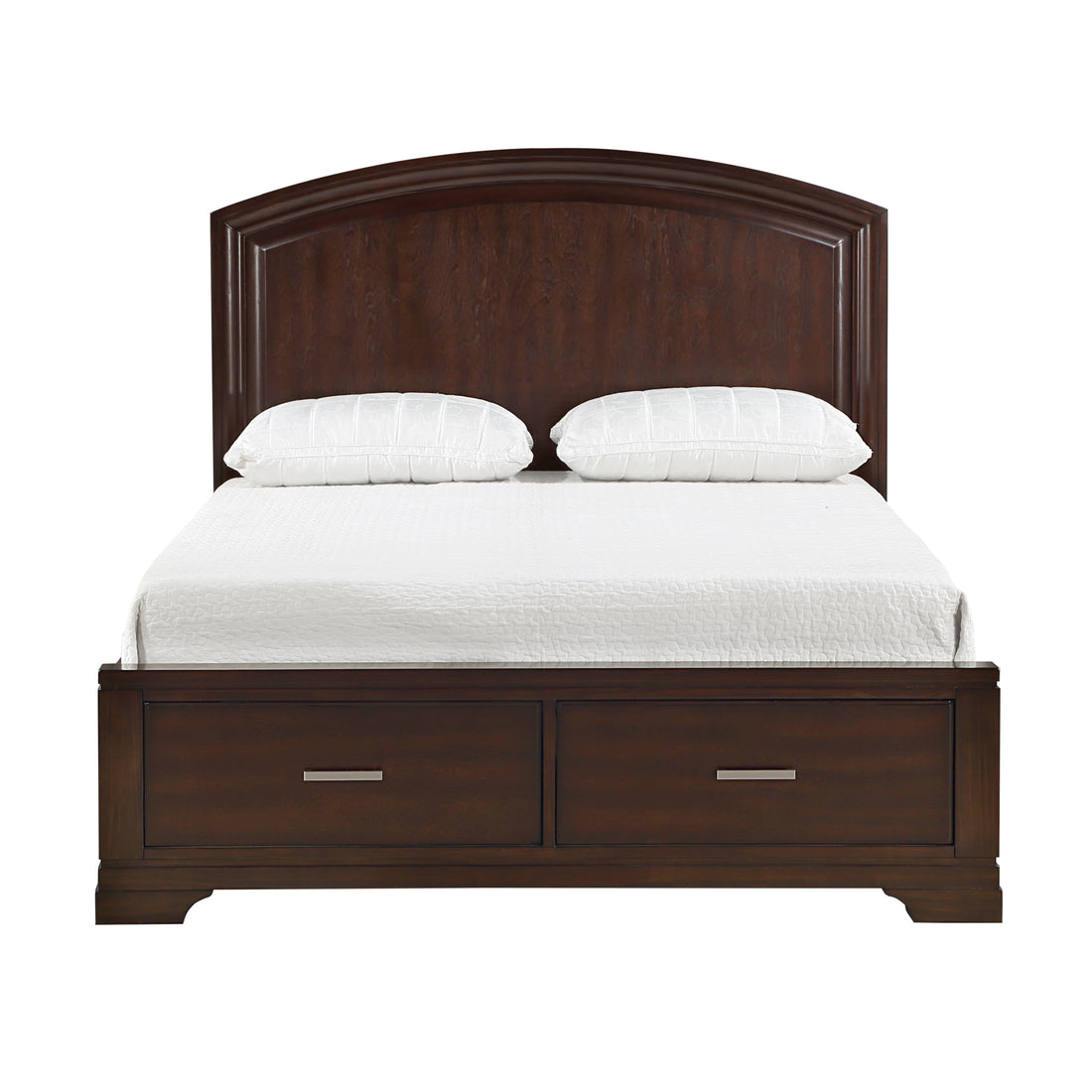 Hudson Cherry King Storage Platform Bed from Homelegance - Luna Furniture