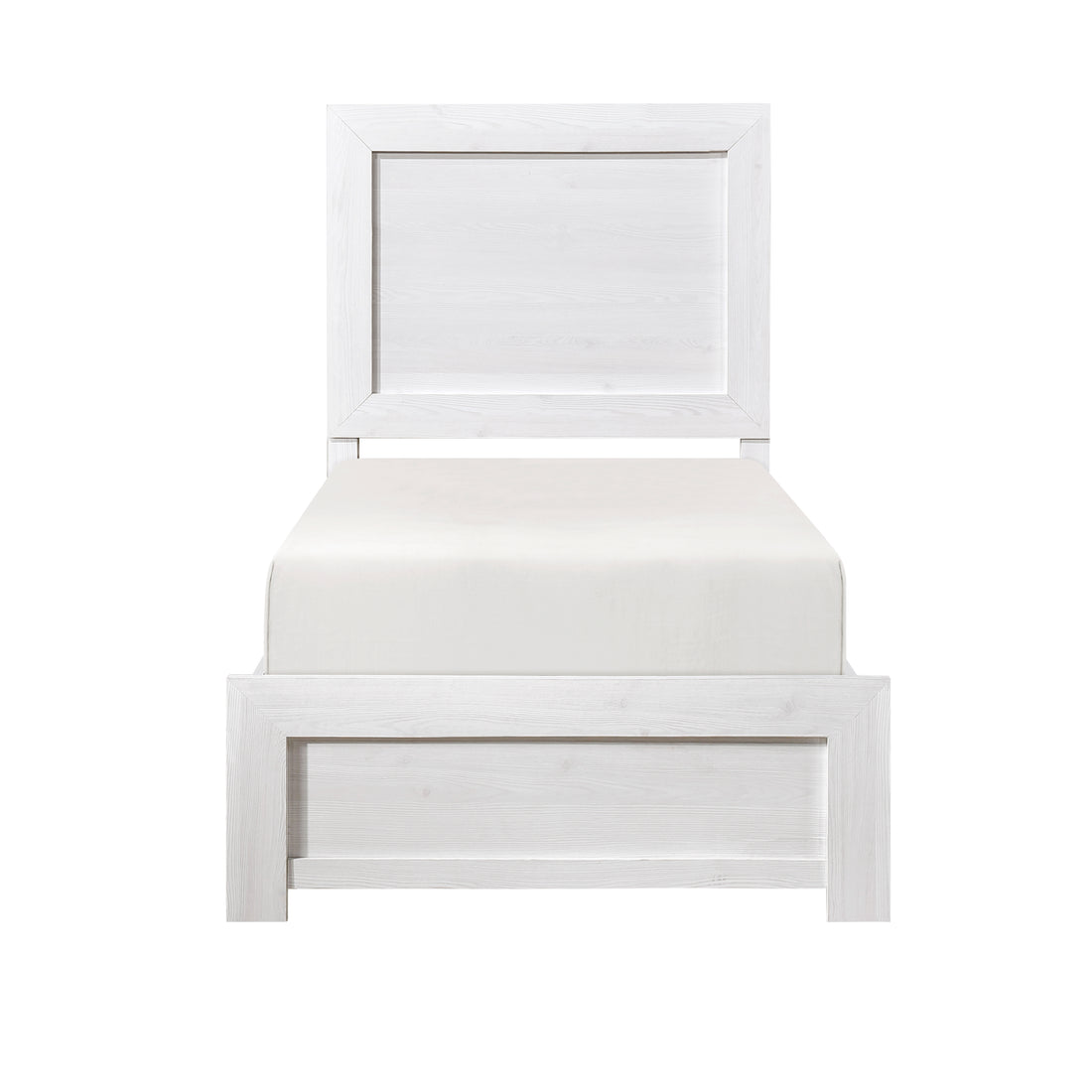1534WHT-1 Twin Bed in a Box - 1534WHT-1