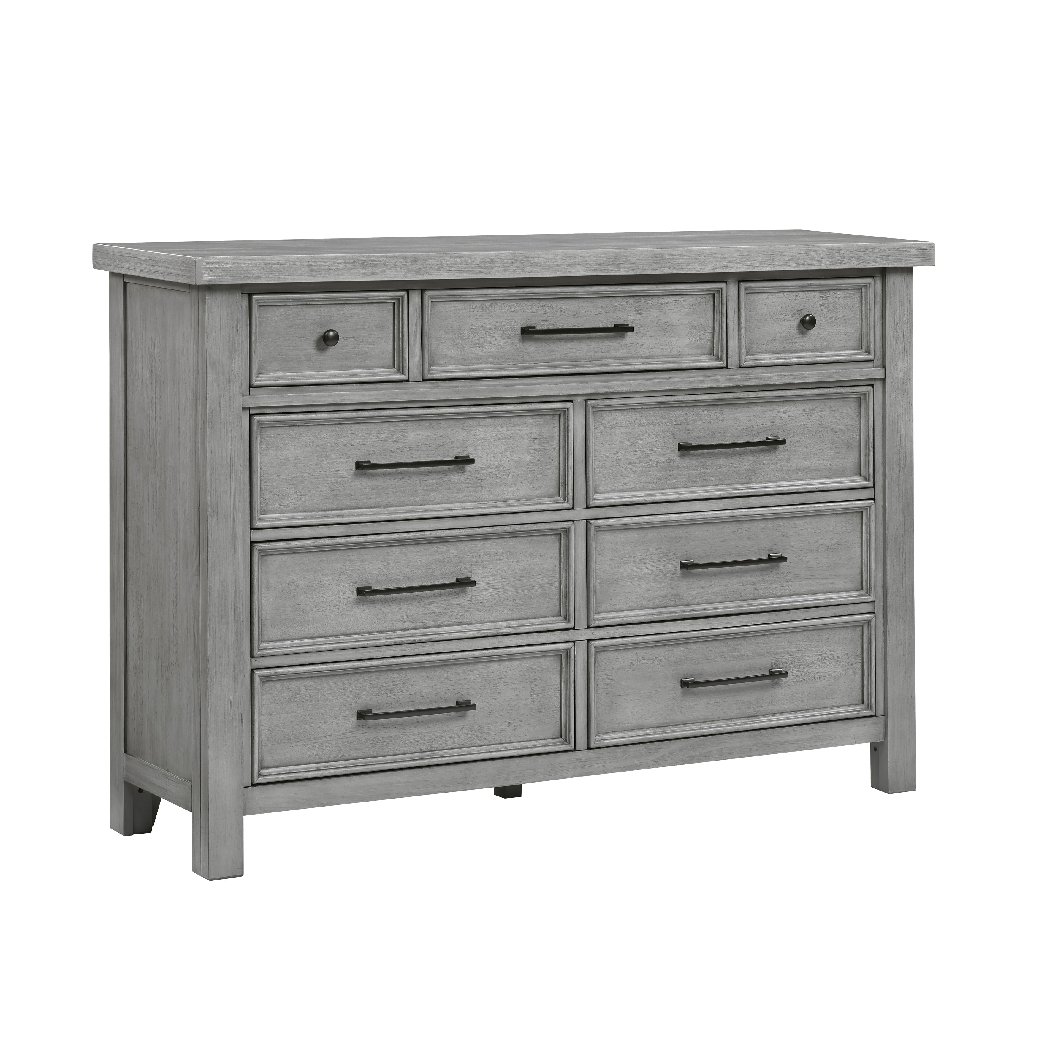 Logandale Antique Gray Sleigh Storage Platform Bedroom Set from Homelegance - Luna Furniture