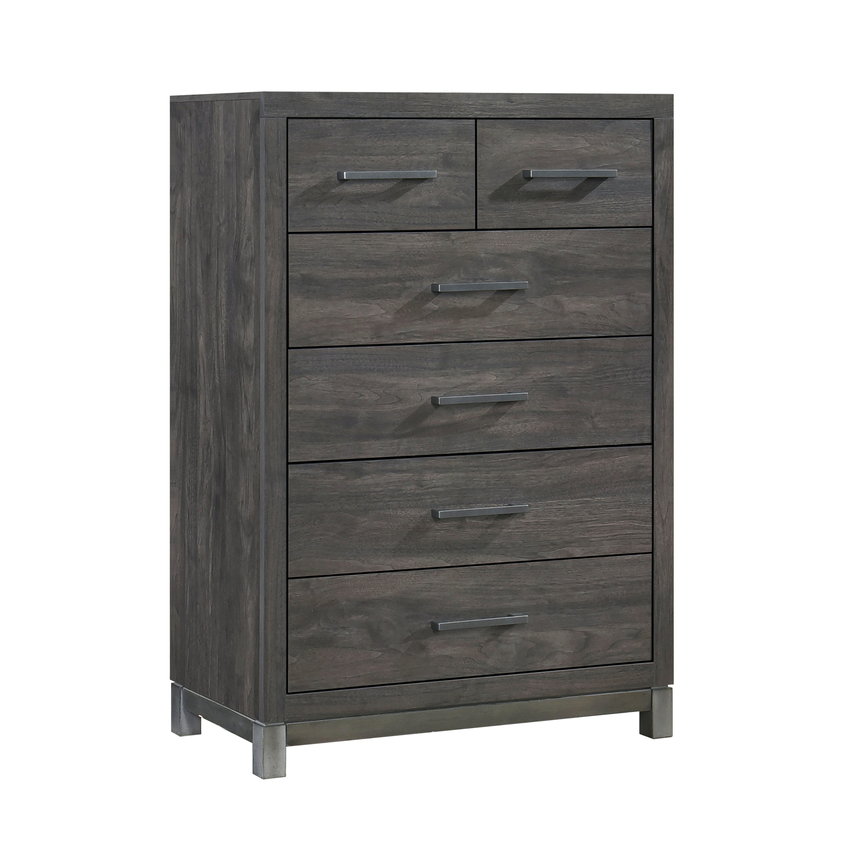 Zephyr Brownish Gray Panel Bedroom Set from Homelegance - Luna Furniture