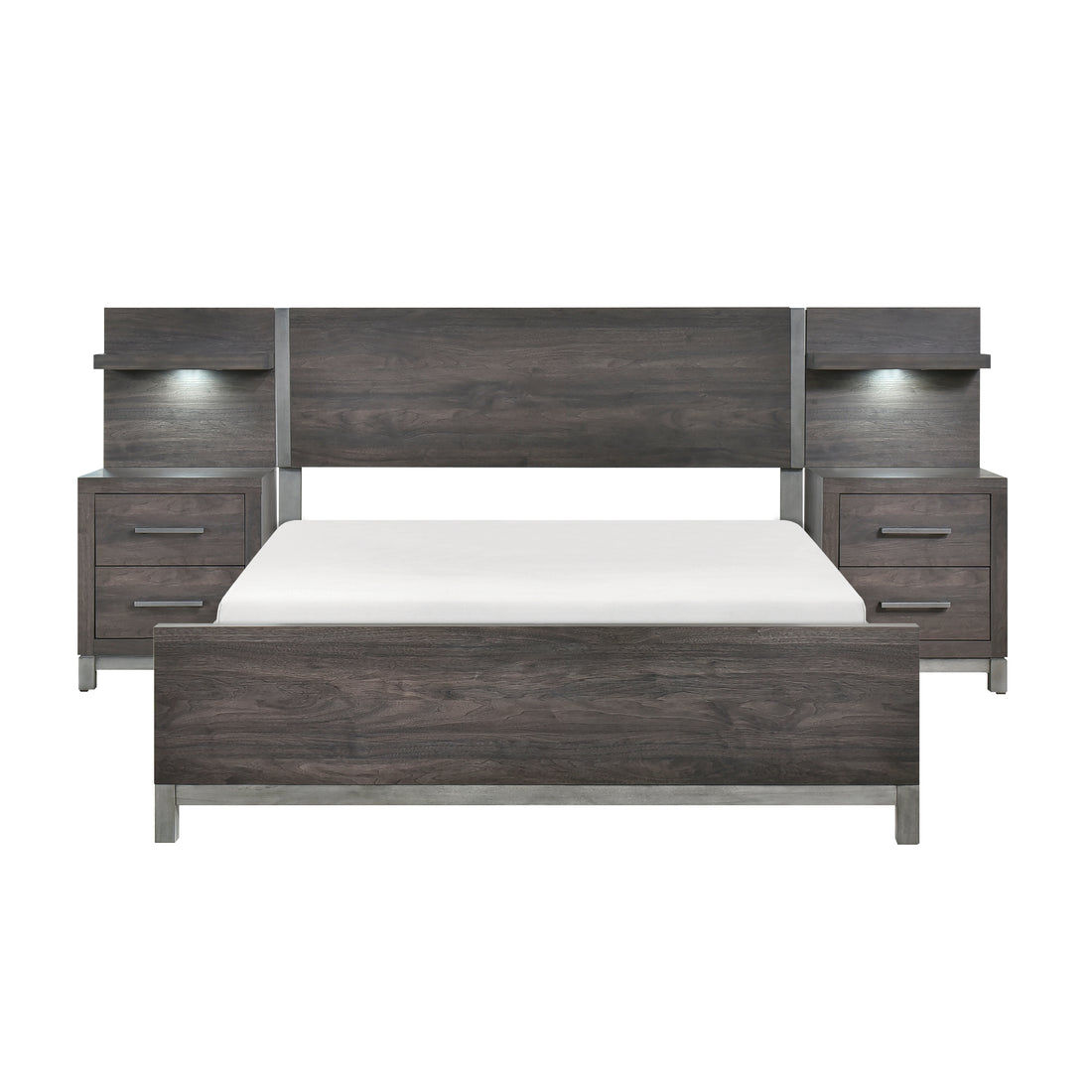 1577DGF-1*WB 5pc Set Full Wall Bed (FB+2NS+2NS-P) - 1577DGF-1*WB