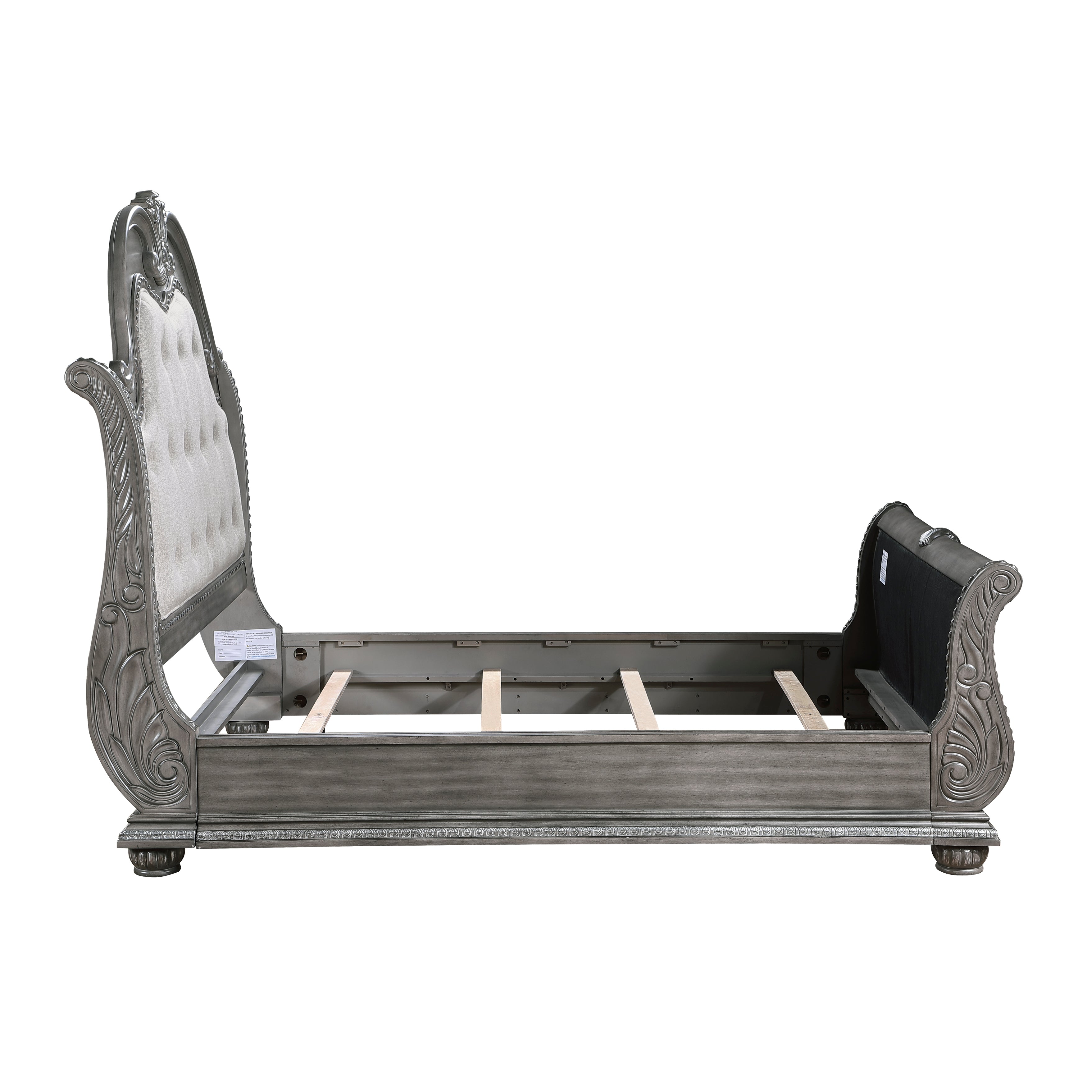 Bennington Gray Sleigh Bedroom Set from Homelegance - Luna Furniture