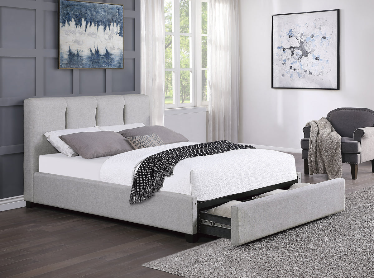 1632K-1EKDW* (4) Eastern King Platform Bed with Storage Drawer - 1632K-1EKDW*