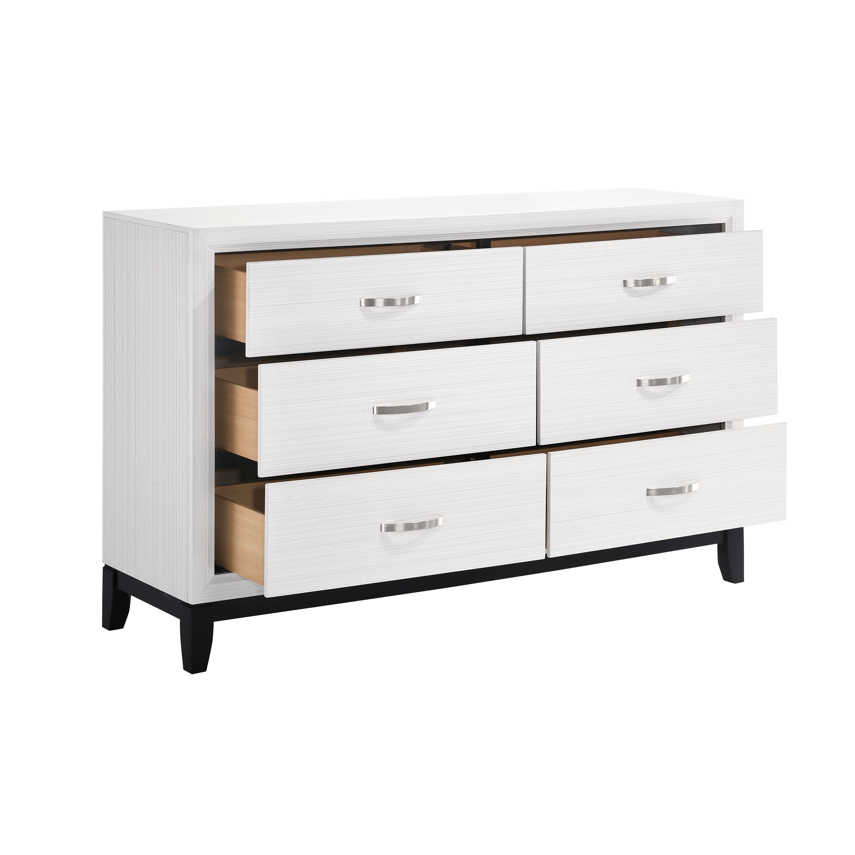 Davi White Panel Bedroom Set from Homelegance - Luna Furniture