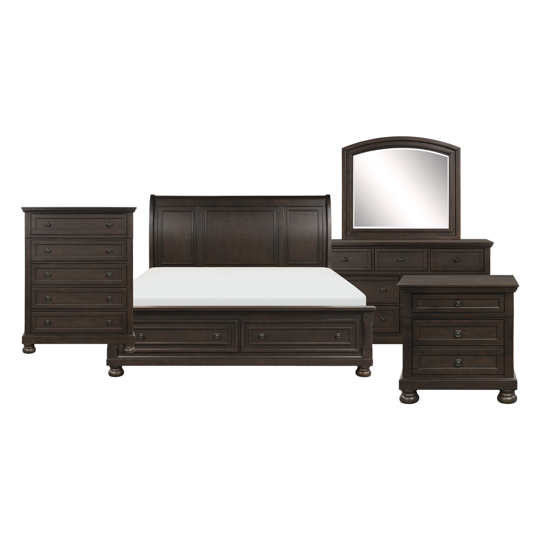 1718GY-1*9 5pc Set (QB+NS+DR+MR+CH) - 1718GY-1*9