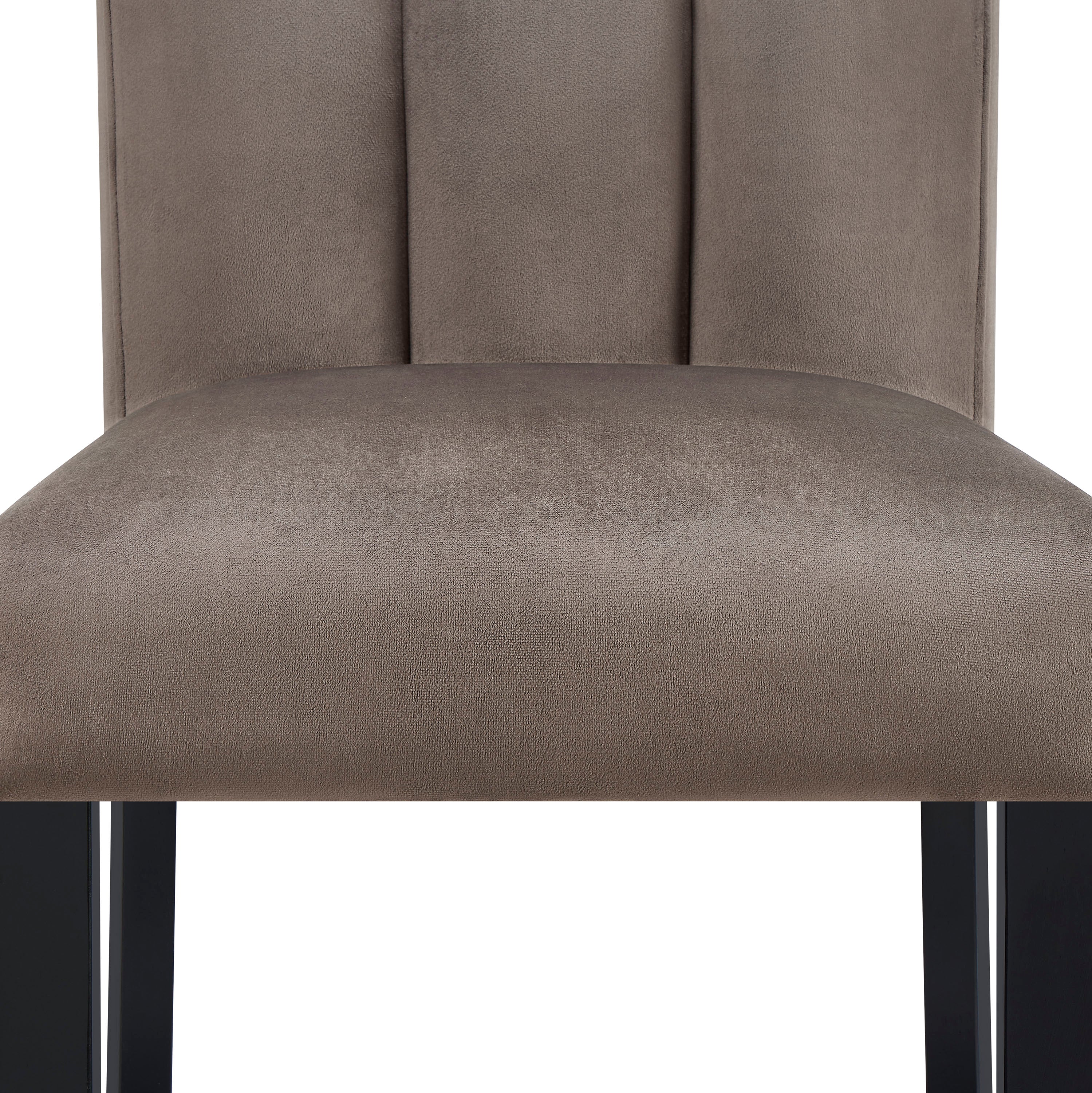 Vega Black/Brown Counter Height Chair, Set of 2 from Crown Mark - Luna Furniture