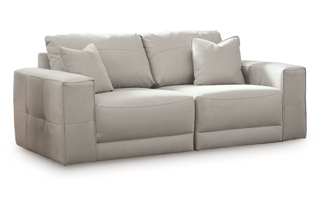 Next-Gen Gaucho Gray 2-Piece Sectional Loveseat - Ashley - Luna Furniture