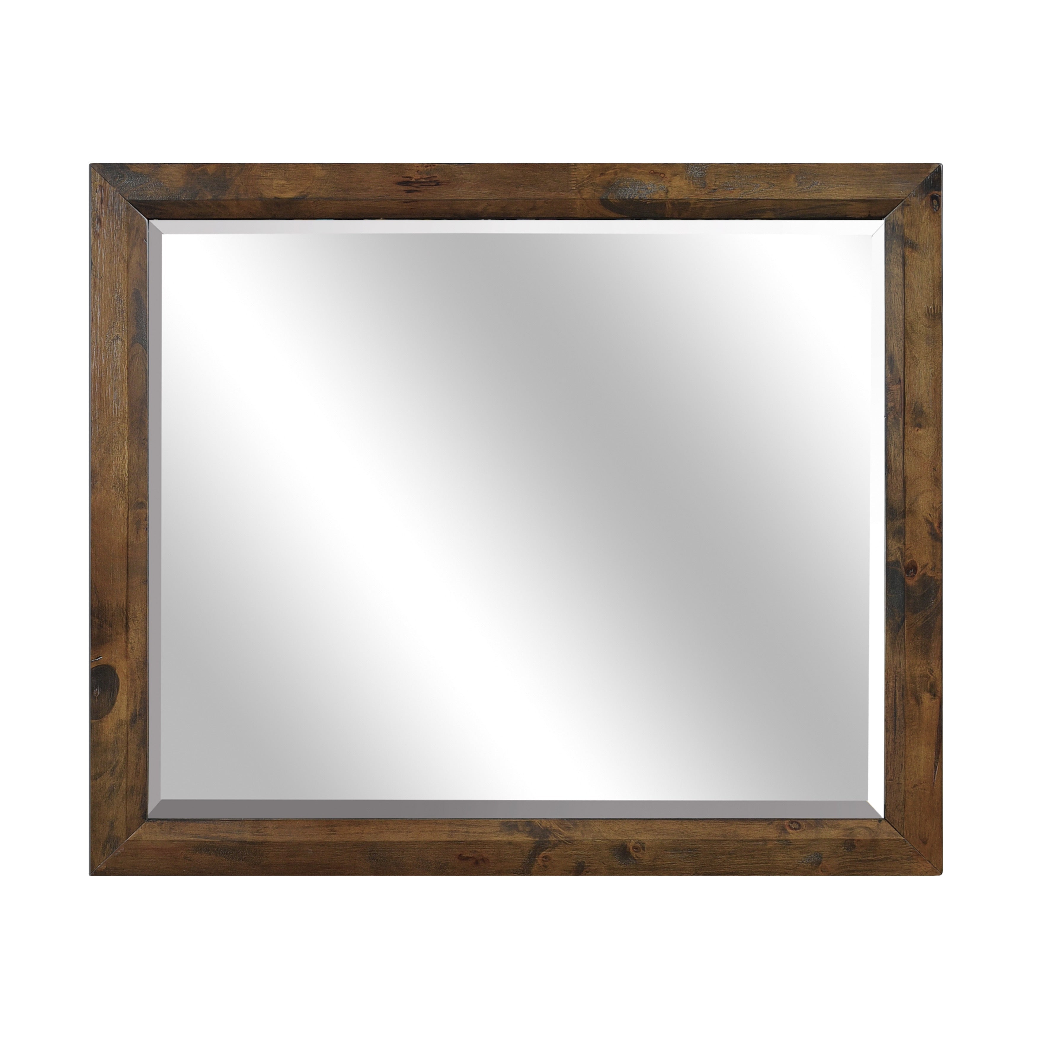 Jerrick Burnished Brown Mirror (Mirror Only) from Homelegance - Luna Furniture