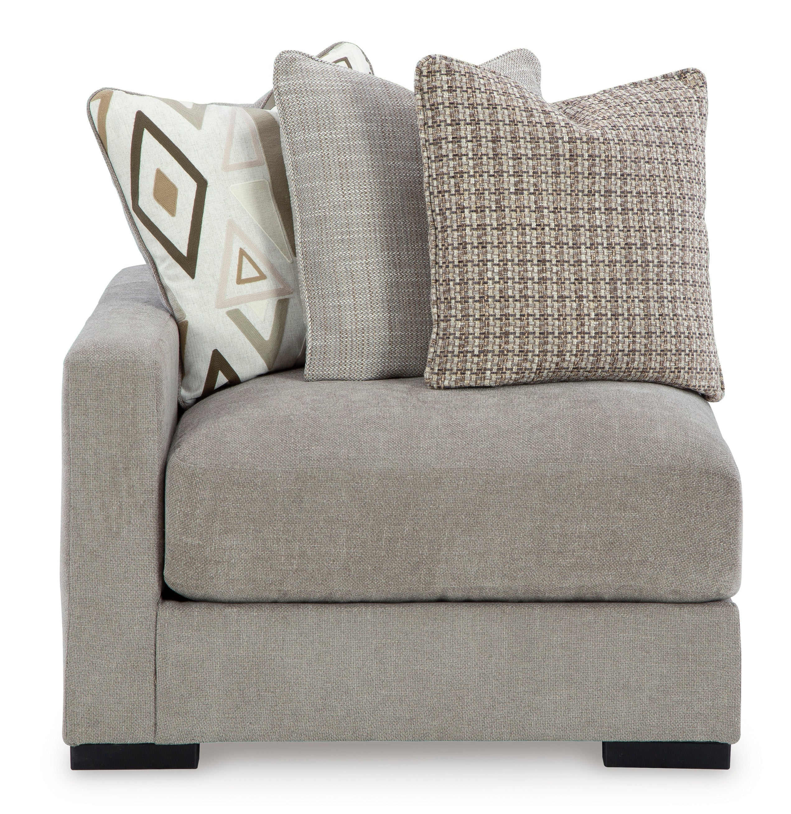 Aslan Court Pebble 2-Piece Loveseat Sectional from Ashley - Luna Furniture