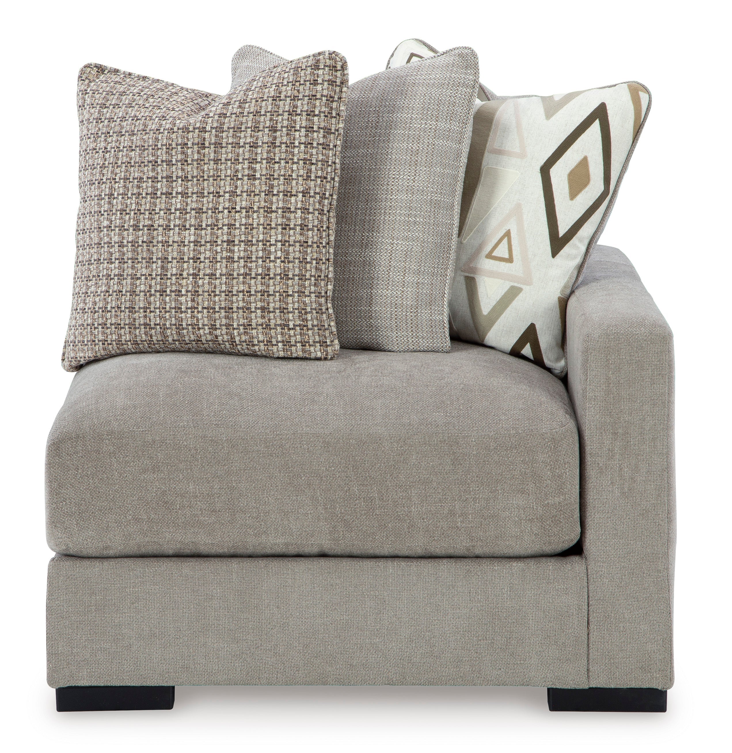 Aslan Court Pebble 2-Piece Loveseat Sectional from Ashley - Luna Furniture