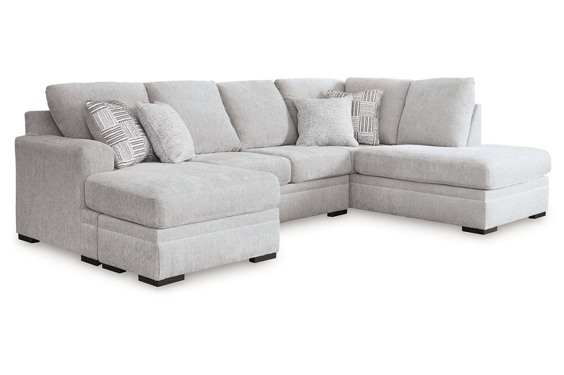 Gabyleigh Nickel 2-Piece Sectional with Chaise - Ashley - Luna Furniture