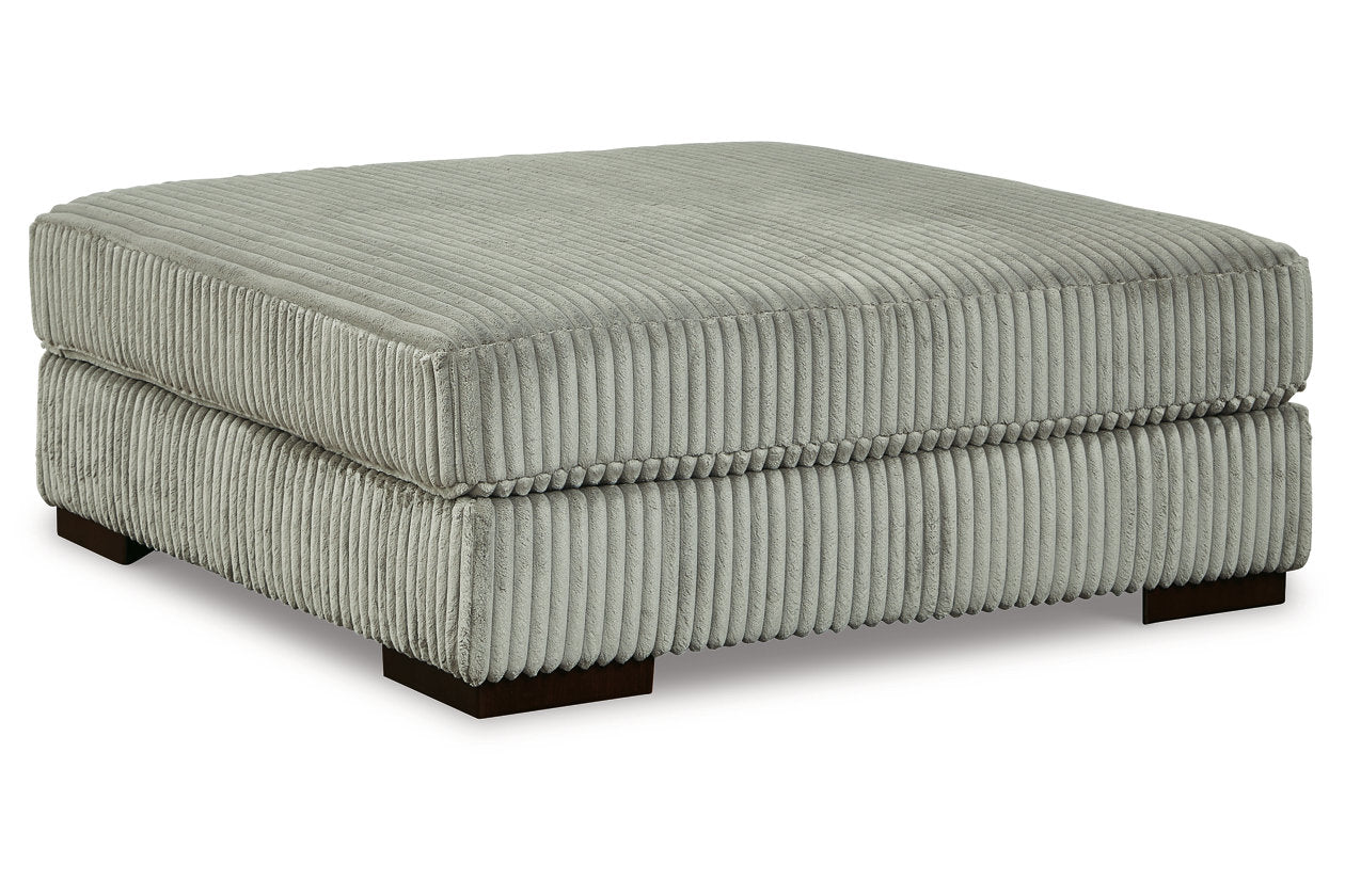 Lindyn Fog 5-Piece Sectional and Ottoman - Ashley - Luna Furniture